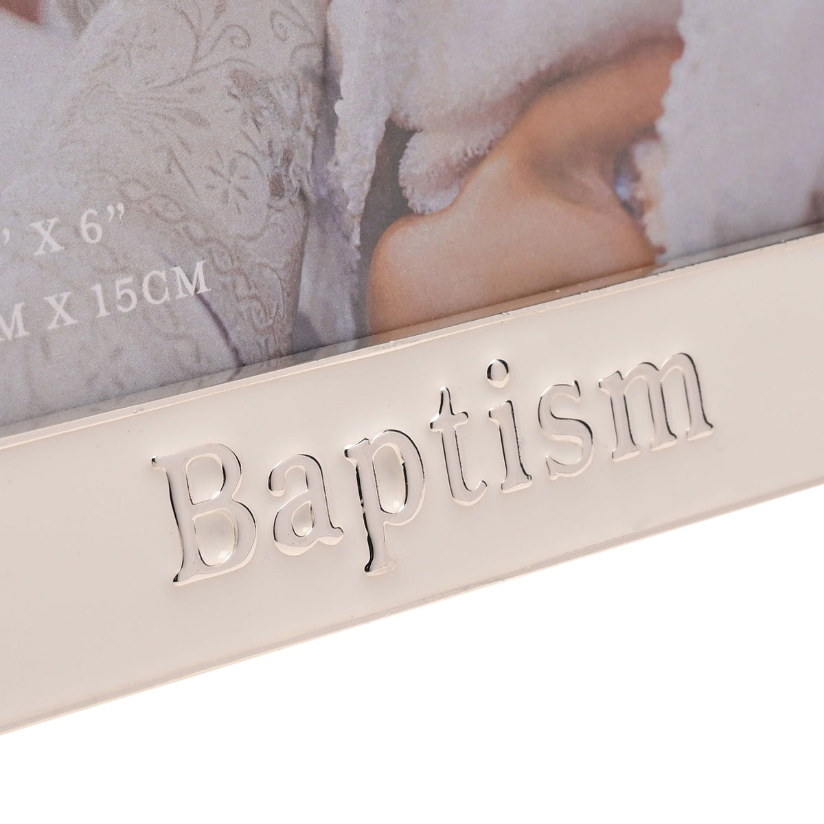 Faith & Hope Enamel & Silver Frame - Baptism