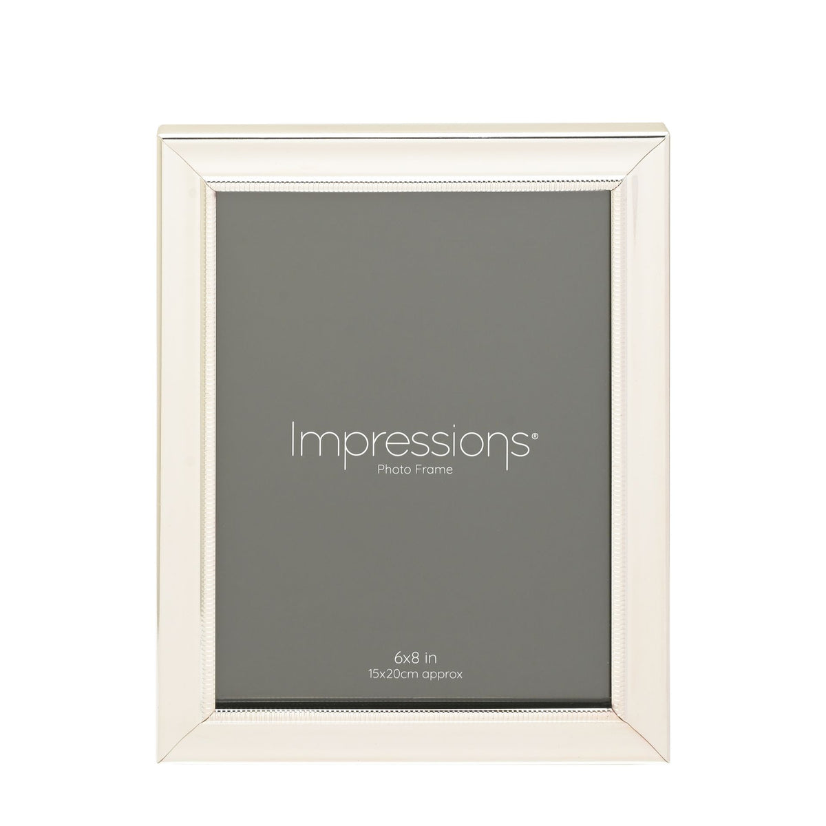 Impressions Silver Plated Single Beaded Frame 6" x 8"