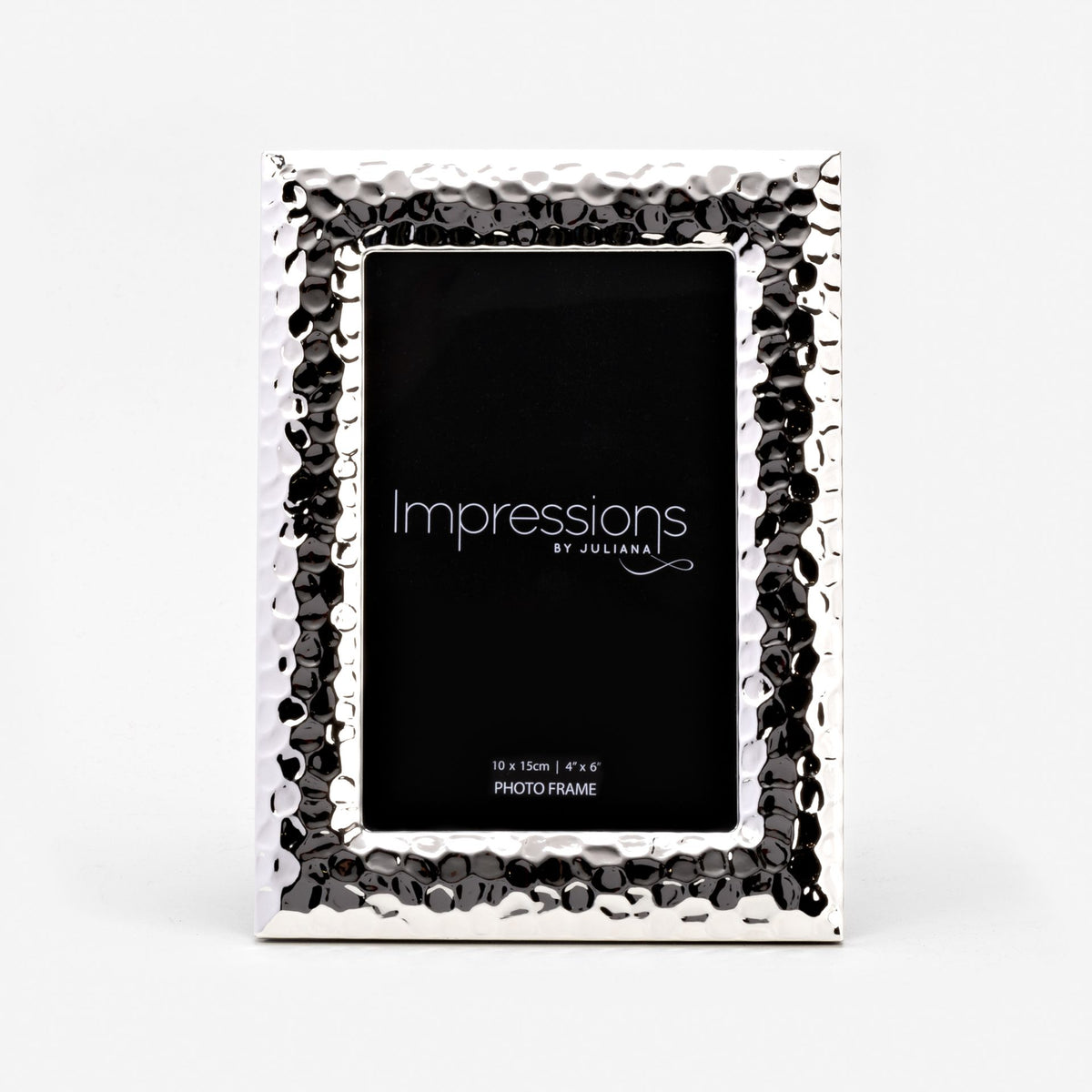 Impressions Silverplated Textured Photo Frame 4" x 6"