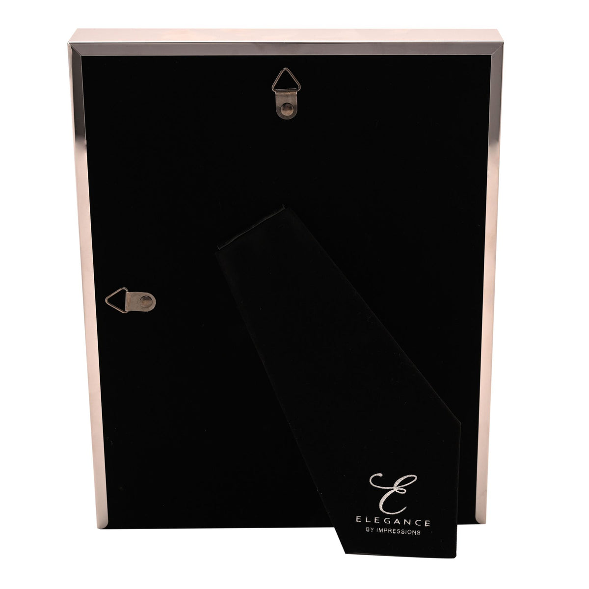 Elegance White Mount Photo Frame 5" x 7" Silver