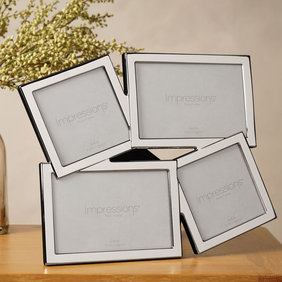 Impressions Overlapping Multi Aperture Photo Frame