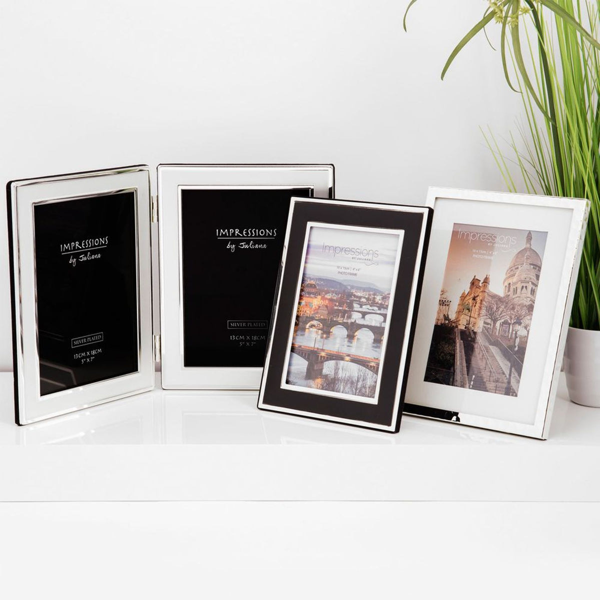 Juliana Silverplated Photo Frame - Plain 4" x 6"