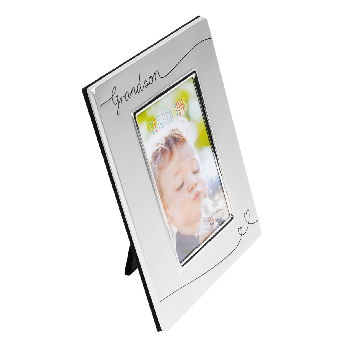 Photo Frame 2 tone Silverplated GRANDSON