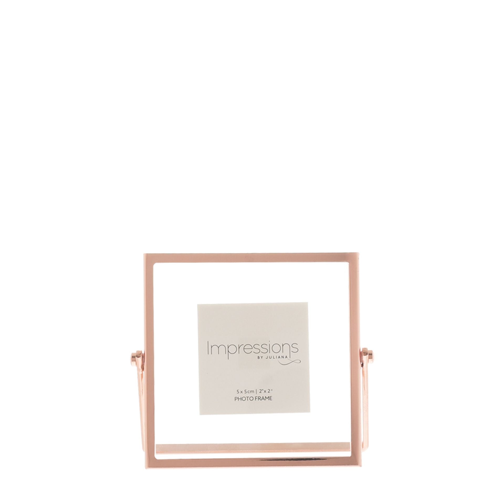 Impressions Copper Finish Photo Frame Narrow Edge 2" x 2"