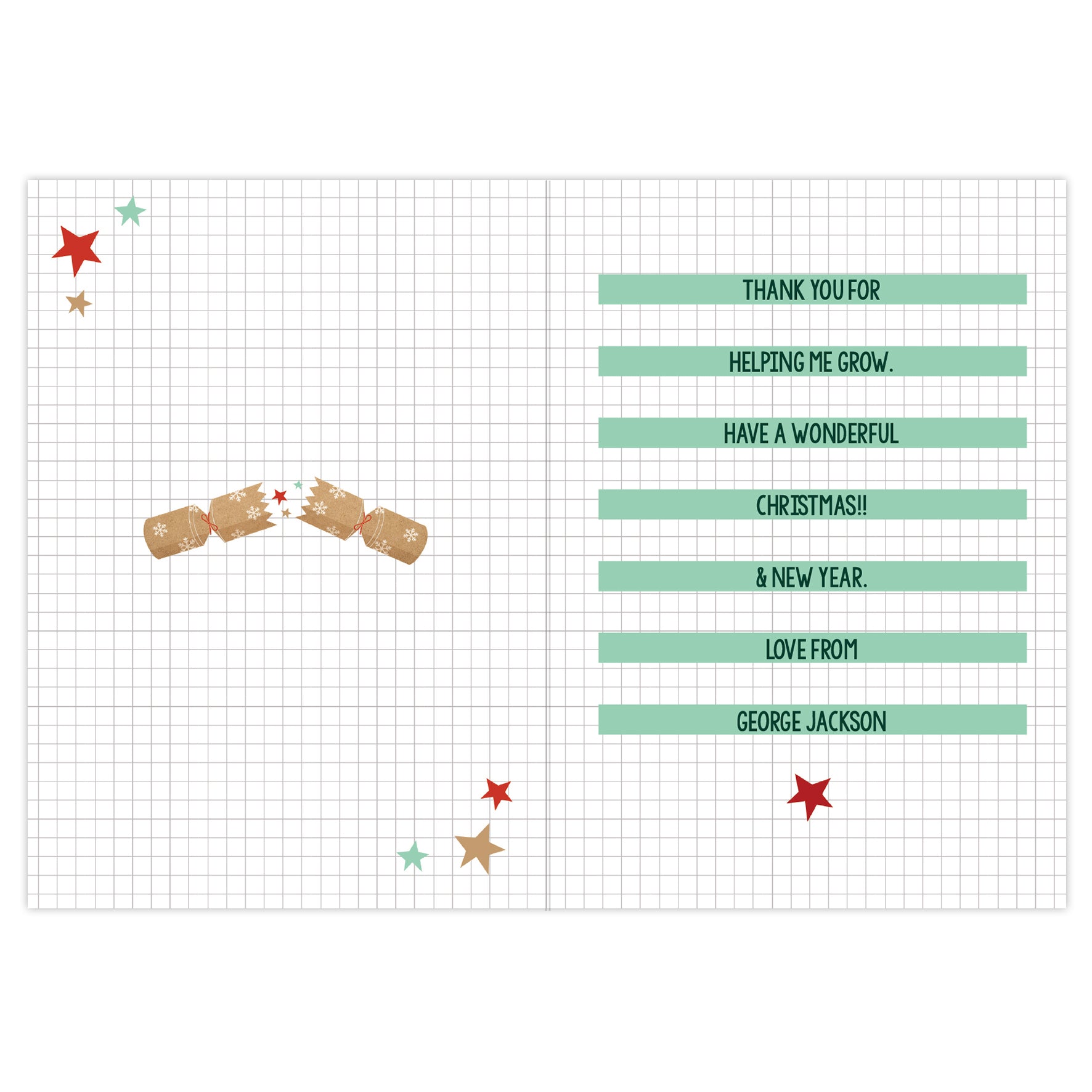 Personalised Cracking Teacher Card