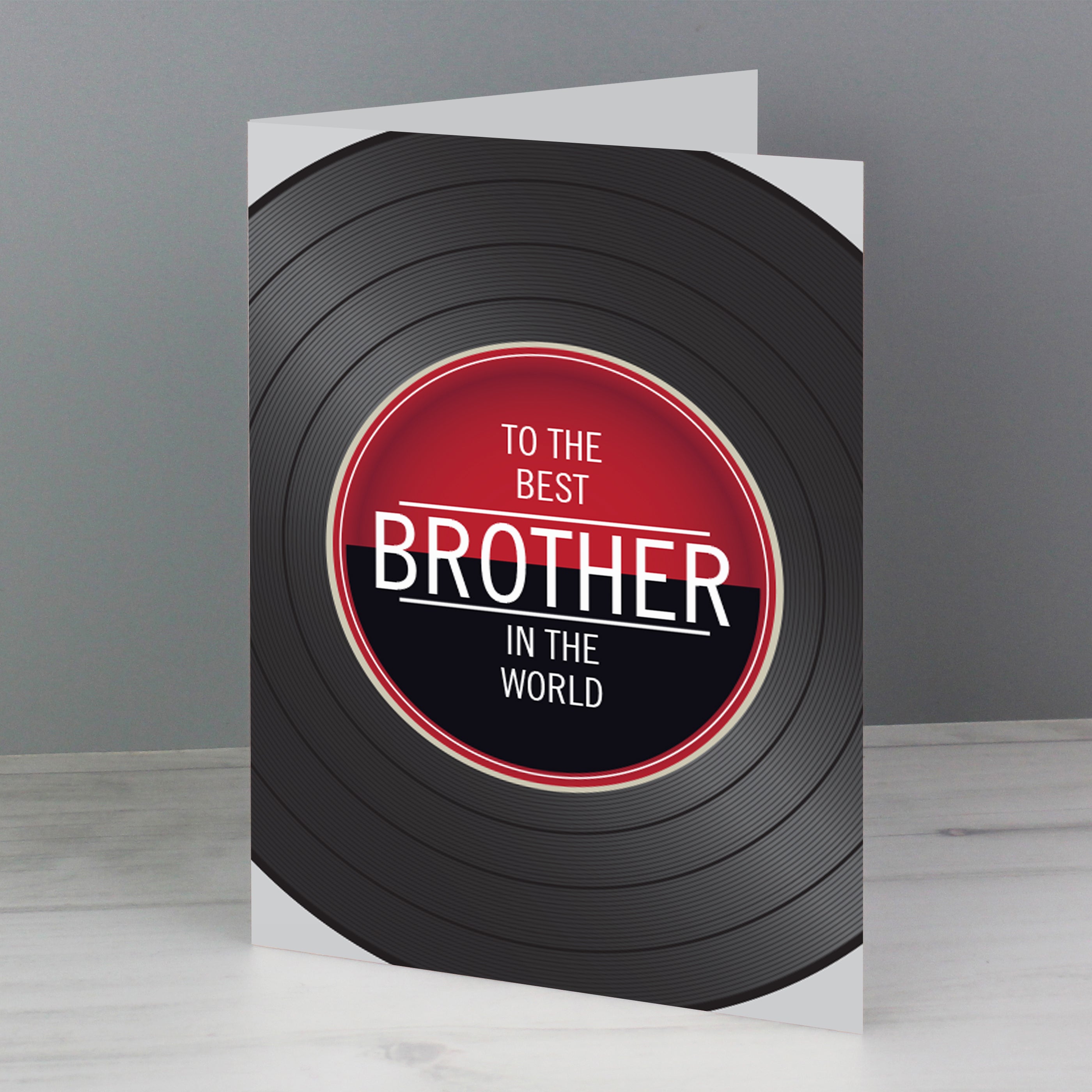 Personalised Vintage Record Card