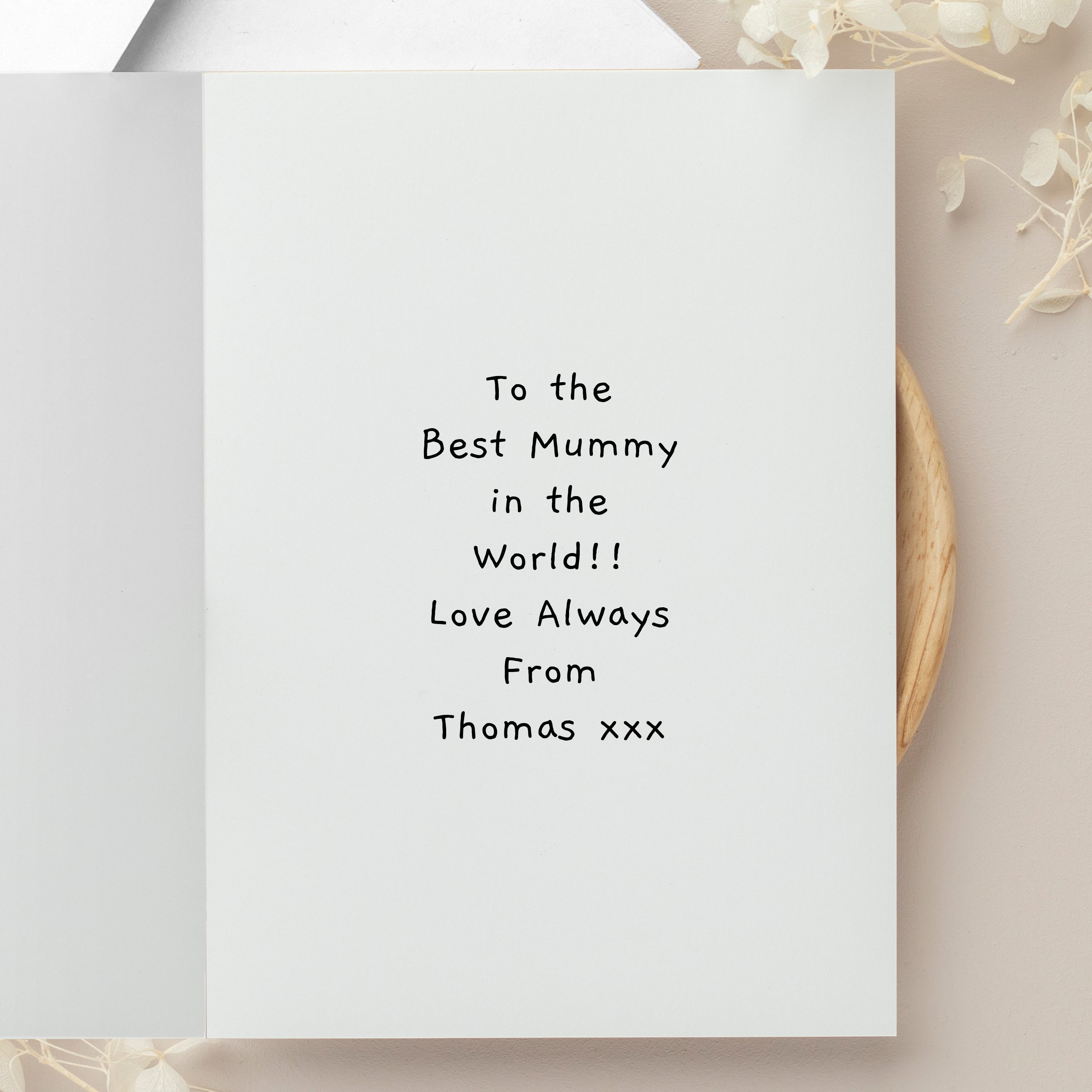 Personalised Photo Upload Card