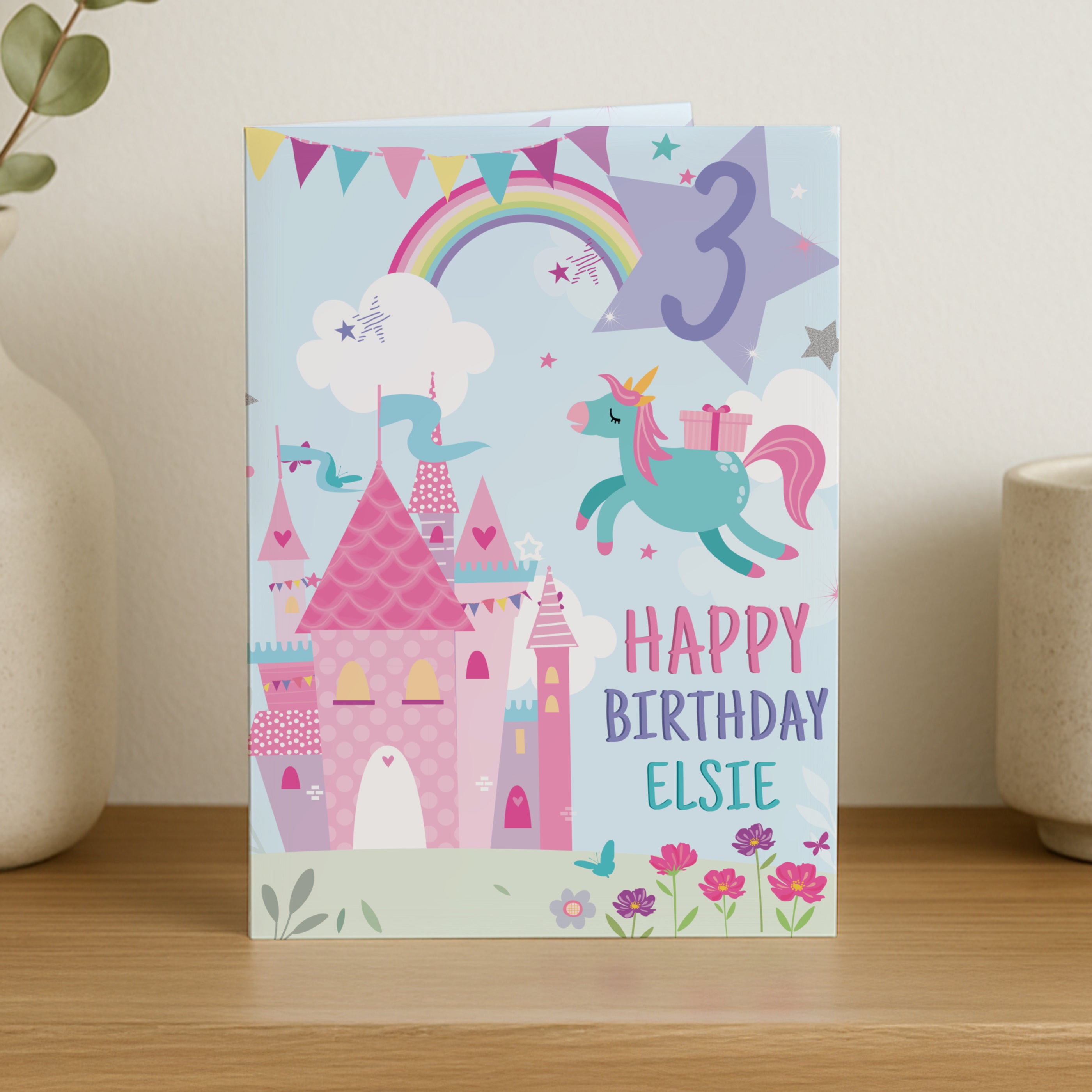 Personalised Princess Birthday Card