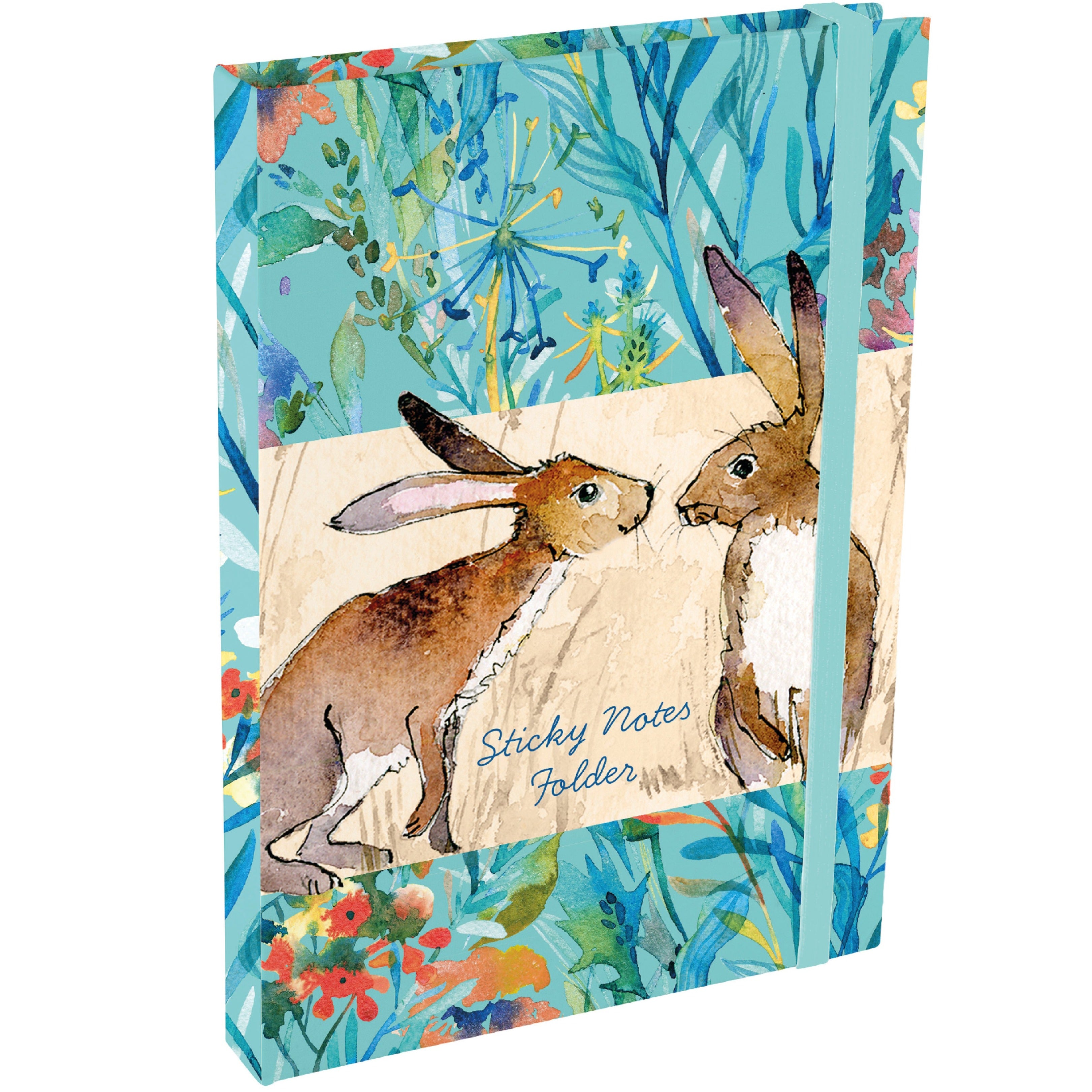 Sticky Notes Folder - Kissing Hares