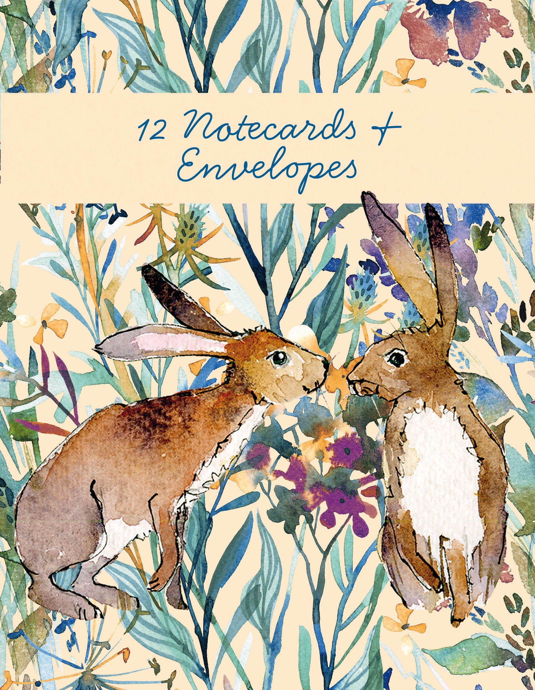 Notecards Wallet - Kissing Hares