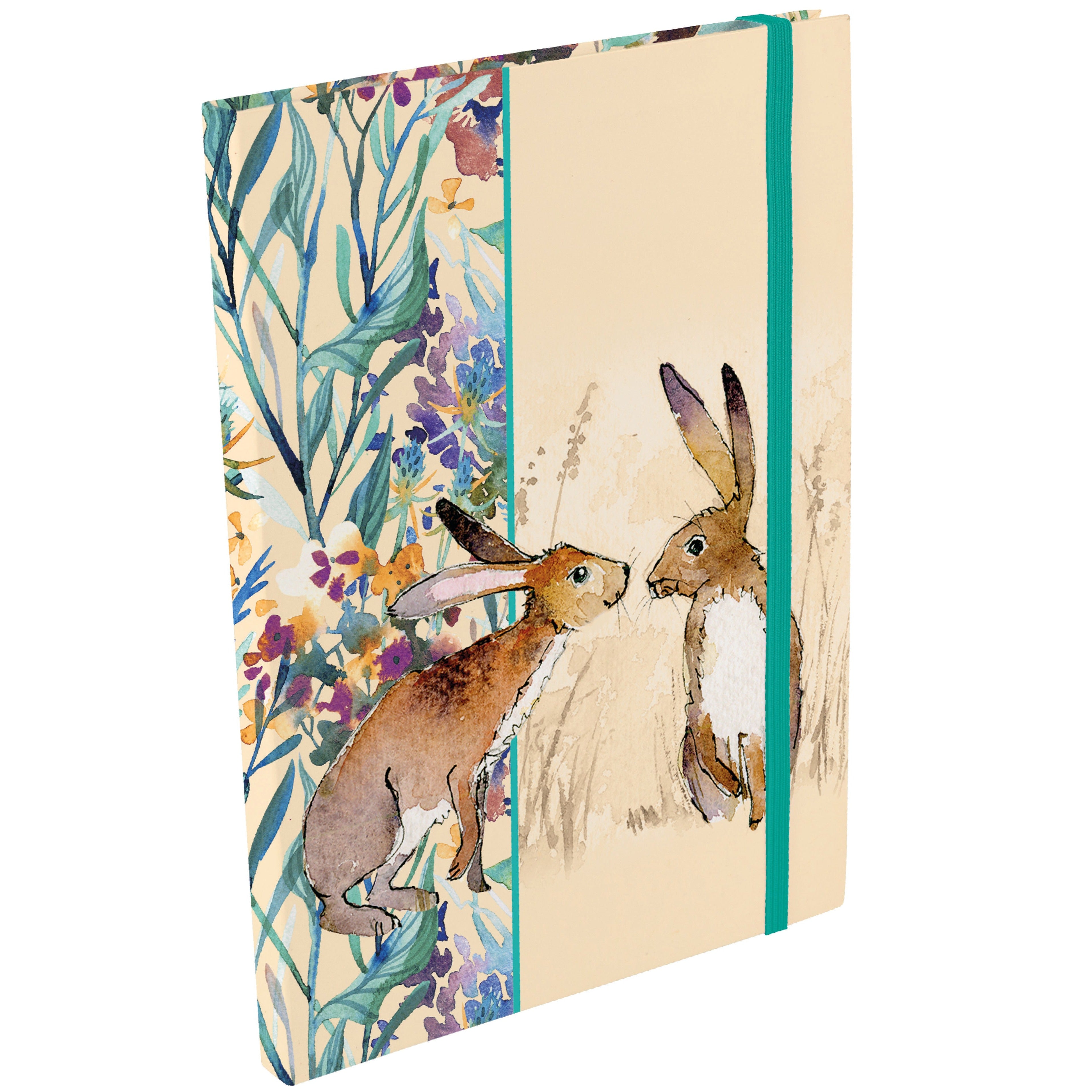 A5 Notebook - Kissing Hares