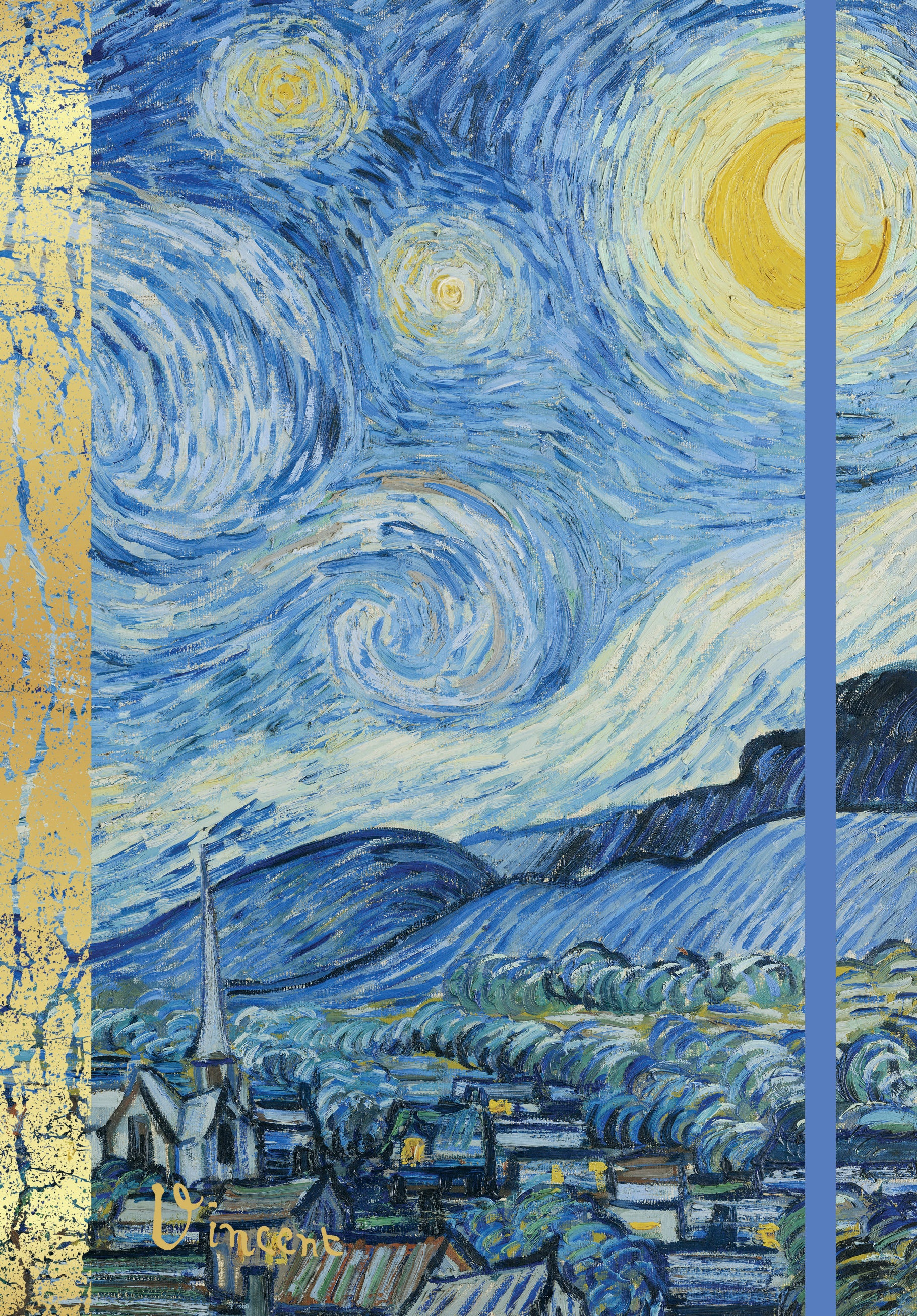The Gifted Stationery Company - A5 Notebook - Van Gogh - Starry night