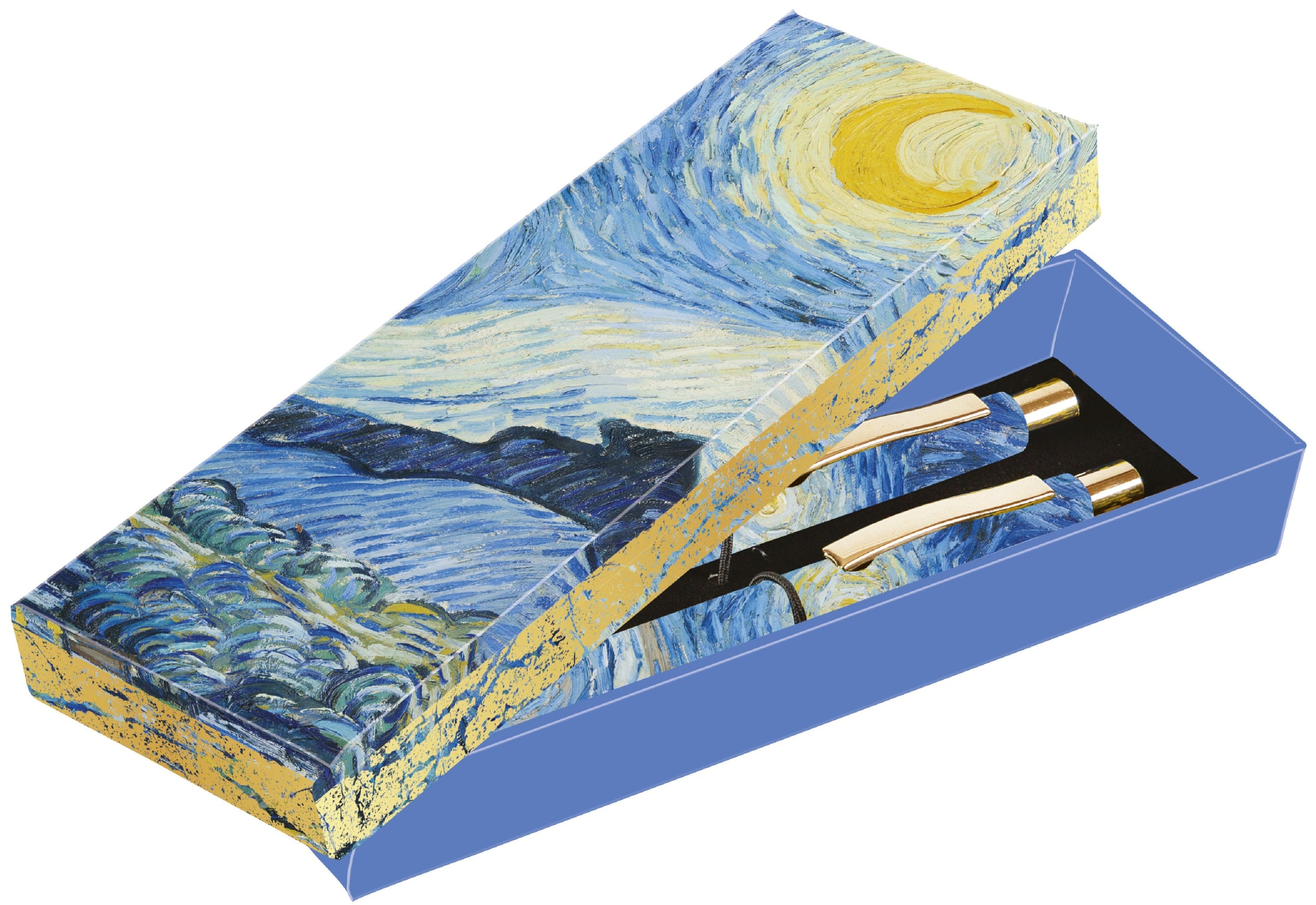 The Gifted Stationery Company - Pen Set Gifts - Van Gogh - Starry Night