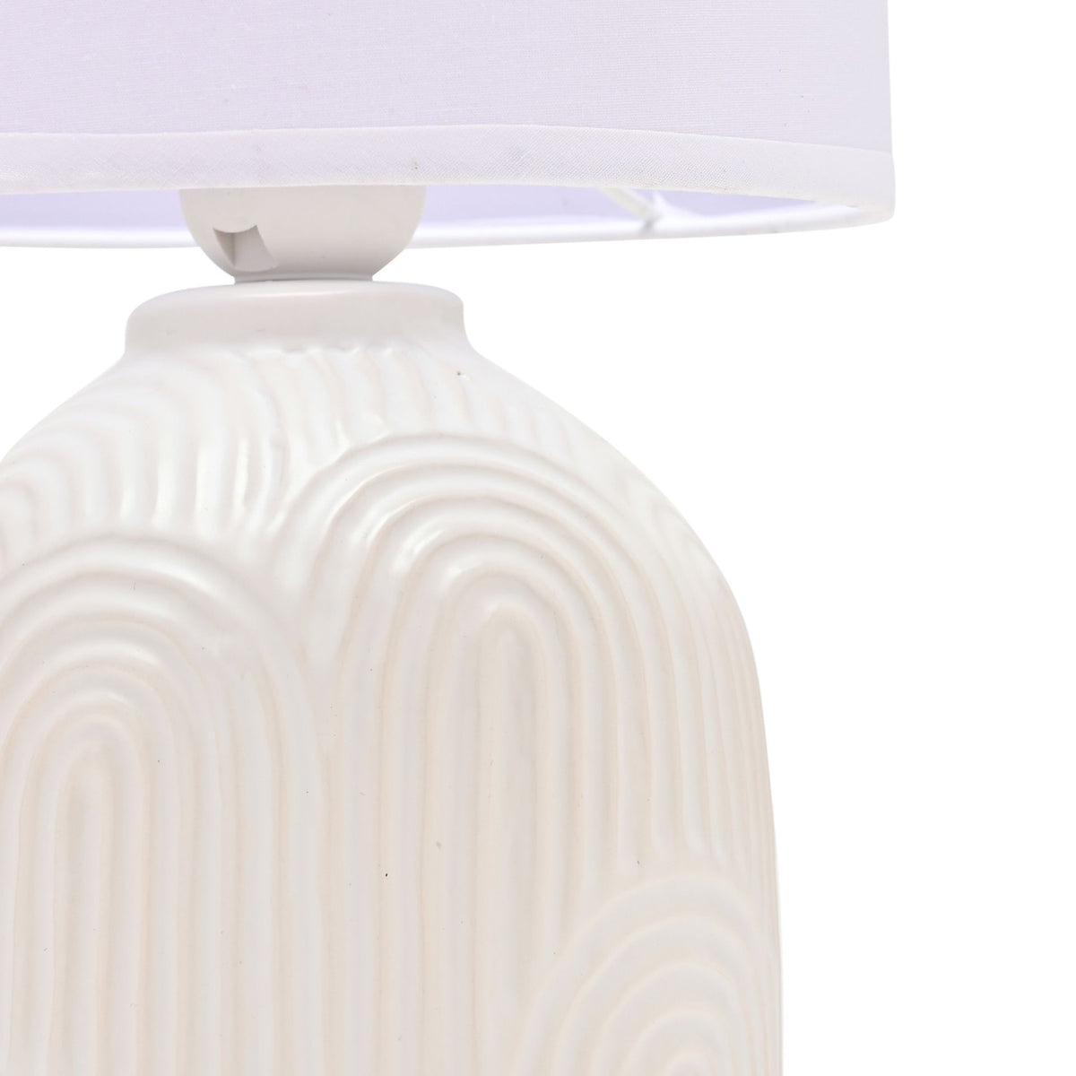 Hestia Natural Arched Line Lamp - 34cm