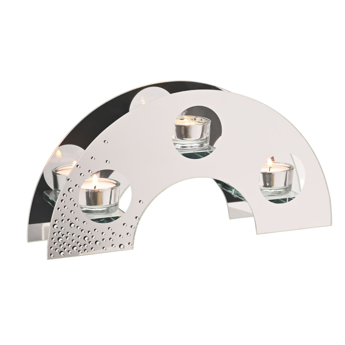Hestia Scatter Diamante Triple Tealight Holder