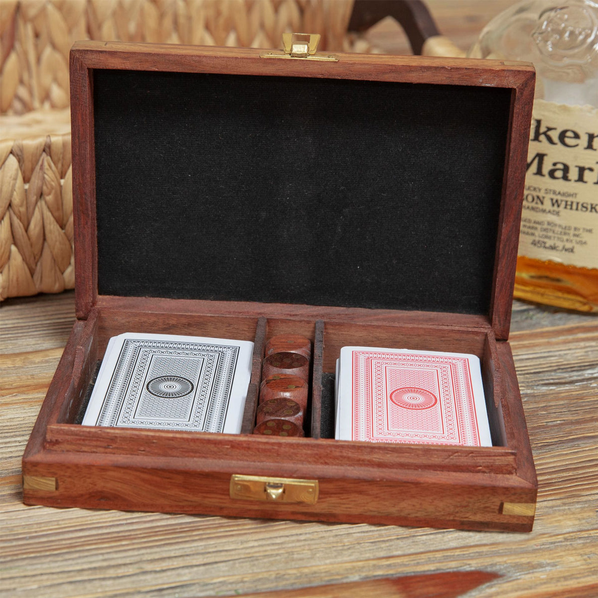 Harvey Makin Wooden Games Set - Cards with Dice