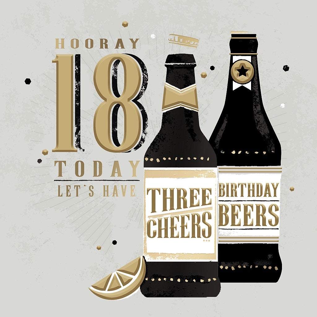 18th Birthday Beer Bottles