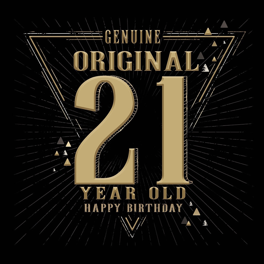 21st Birthday Card - Genuine