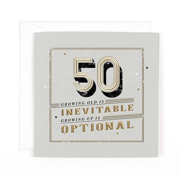 50th Birthday Card