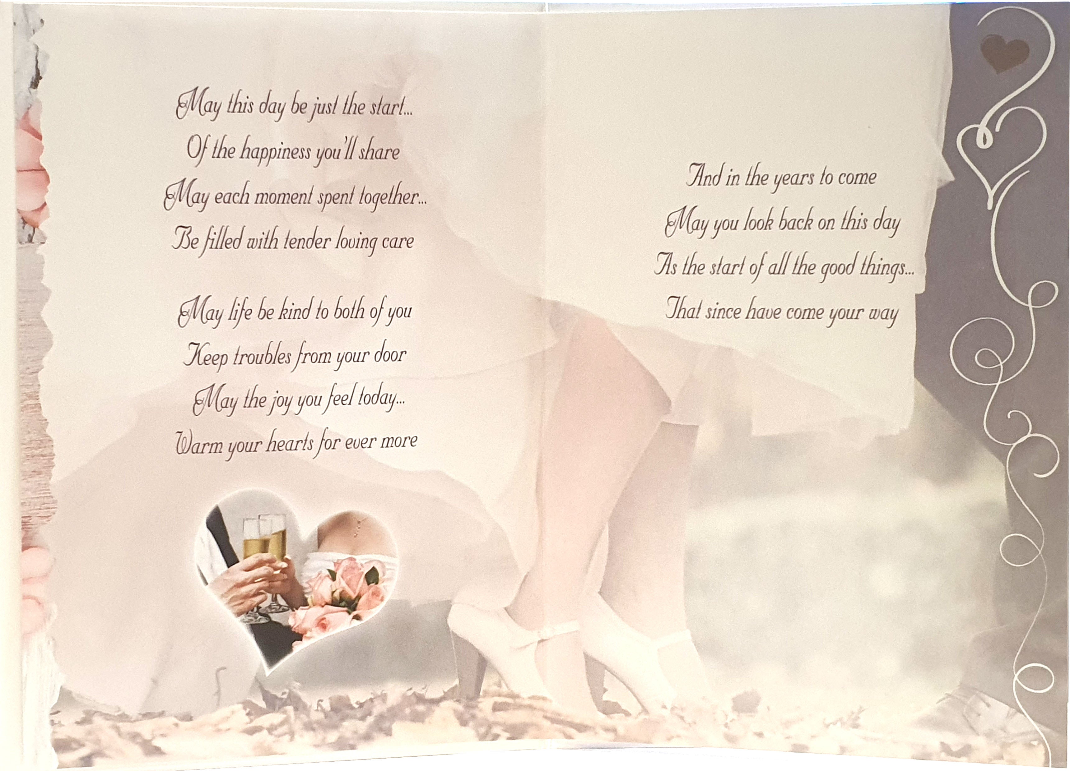 Wedding Card - A Toast To The Bride & Groom