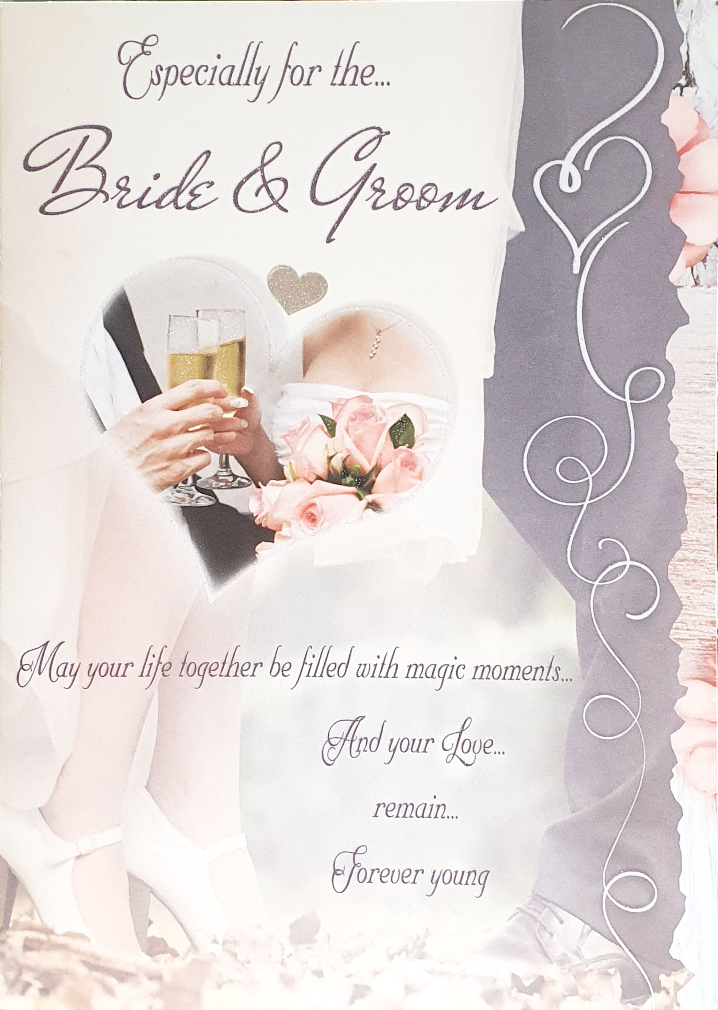 Wedding Card - A Toast To The Bride & Groom