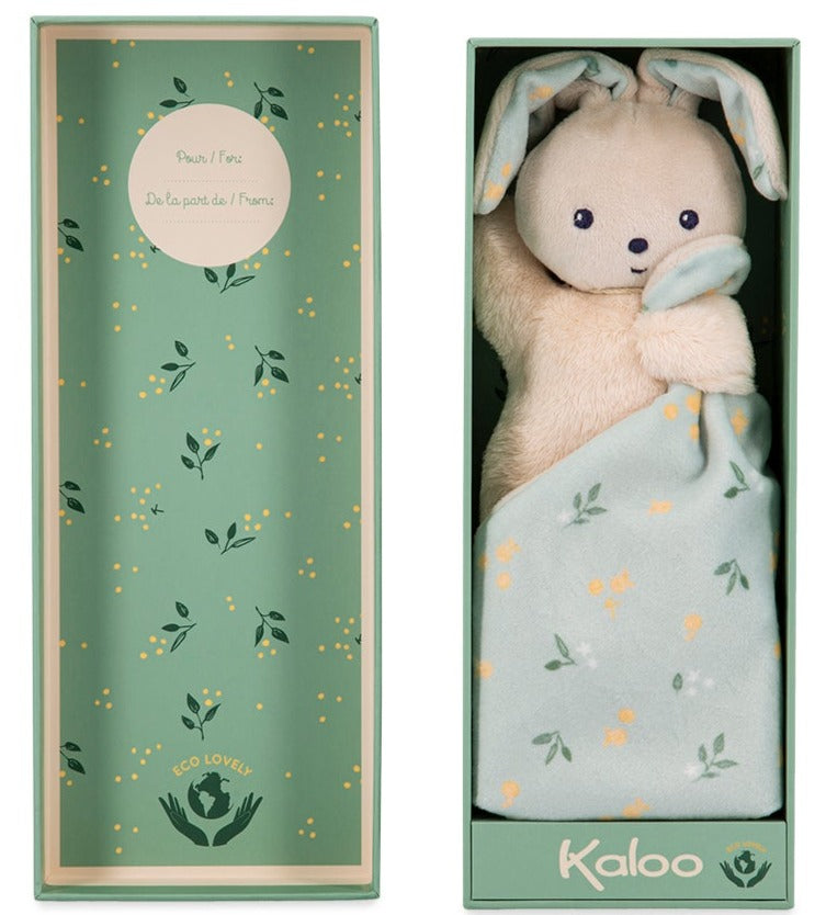 Kaloo Doudou Rabbit Carre Douceur Citrus Bouquet - Bunny Comforter