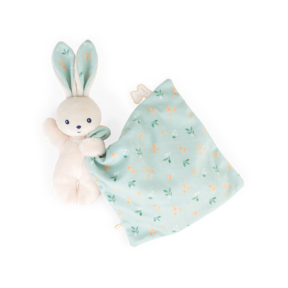 Kaloo Doudou Rabbit Carre Douceur Citrus Bouquet - Bunny Comforter