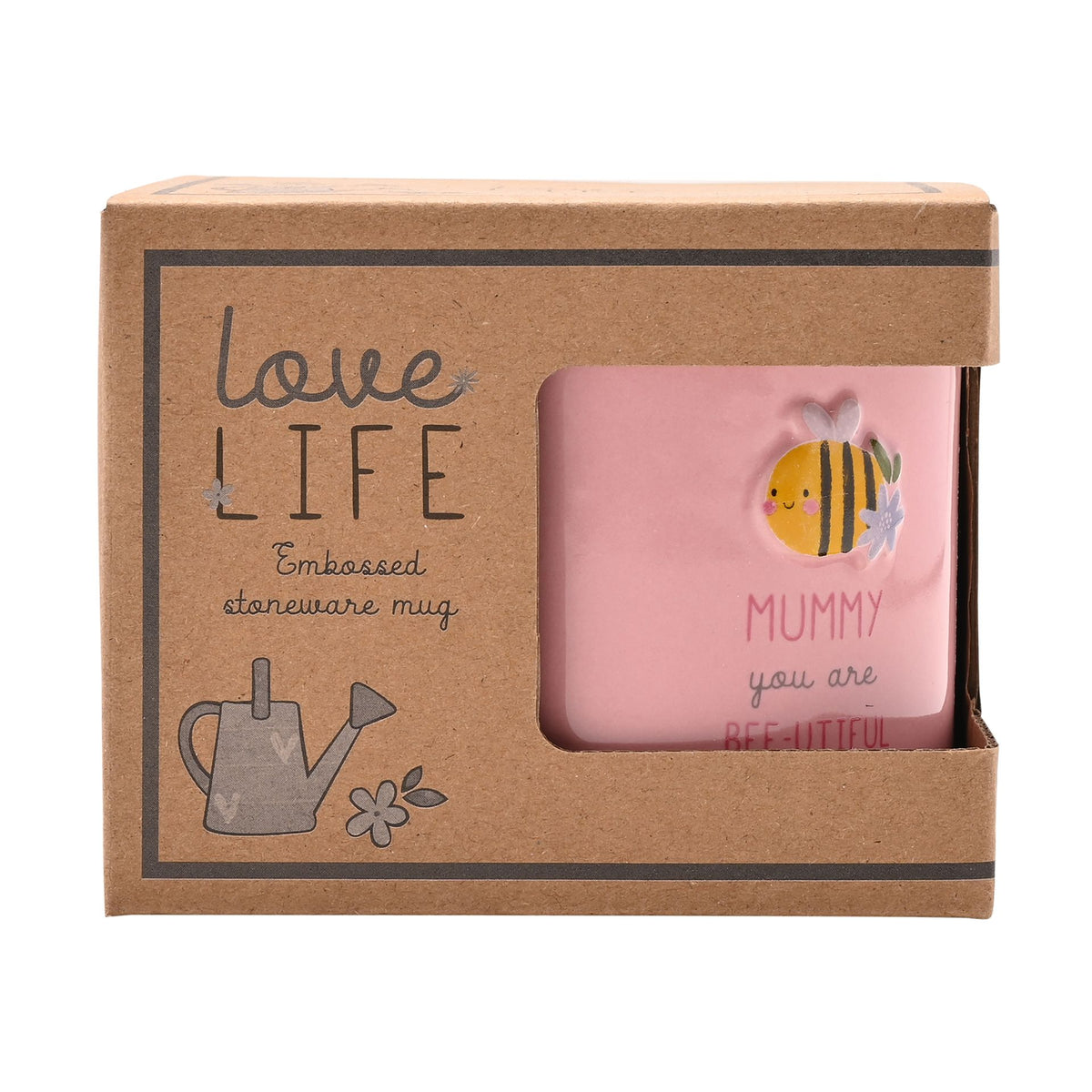 Love Life Embossed Mug - Mummy