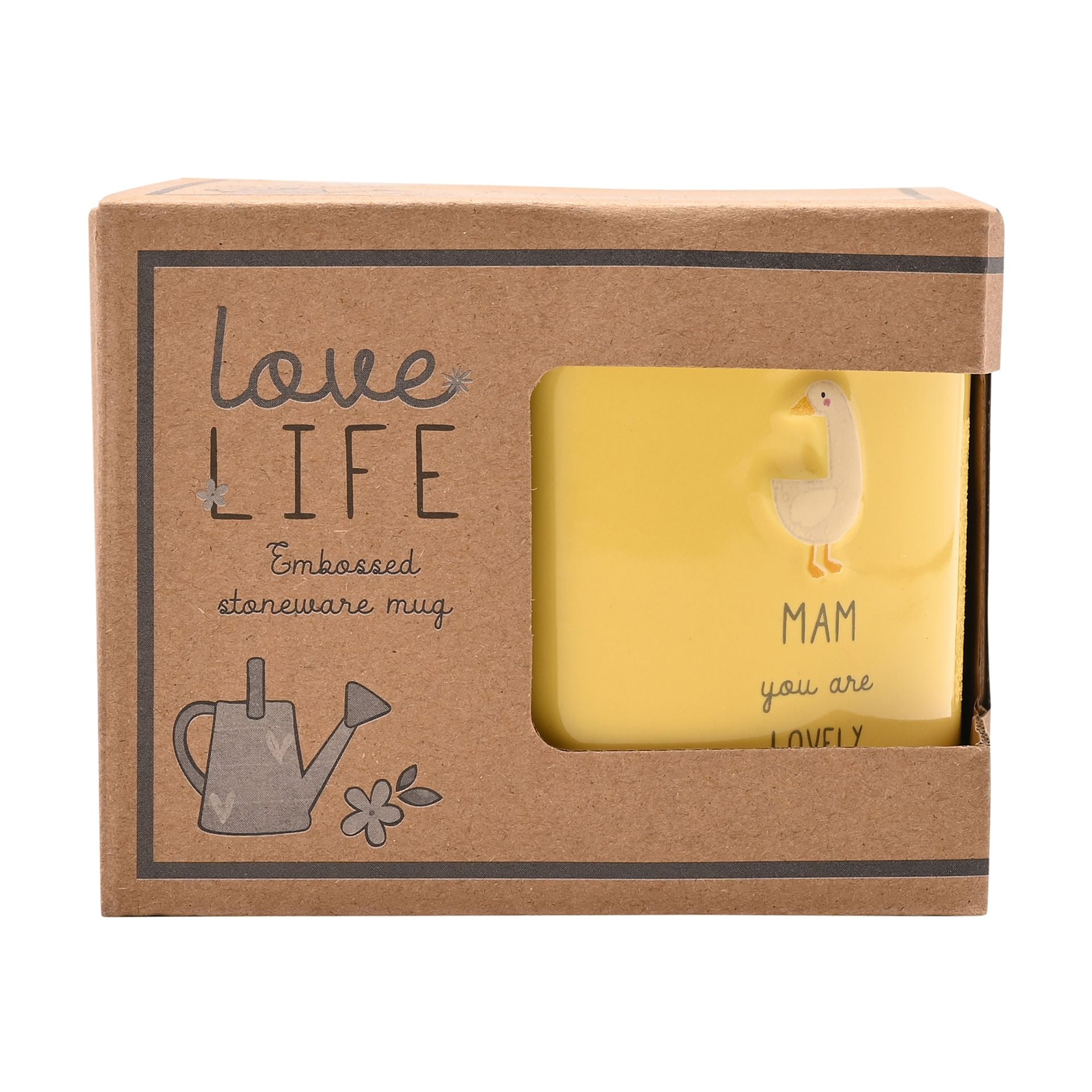 Love Life Embossed Mug - Mam