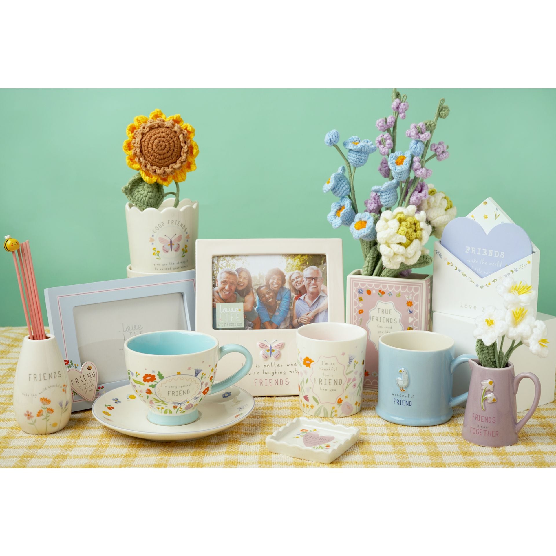 Love Life Cup & Saucer - Friends