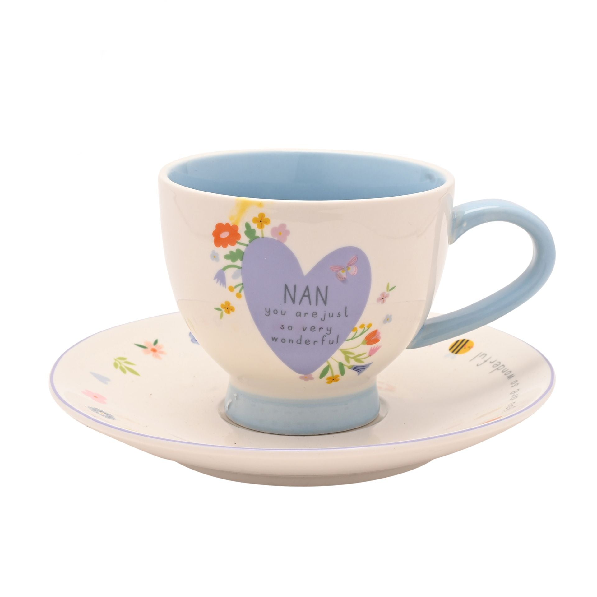 Love Life Cup & Saucer - Nan
