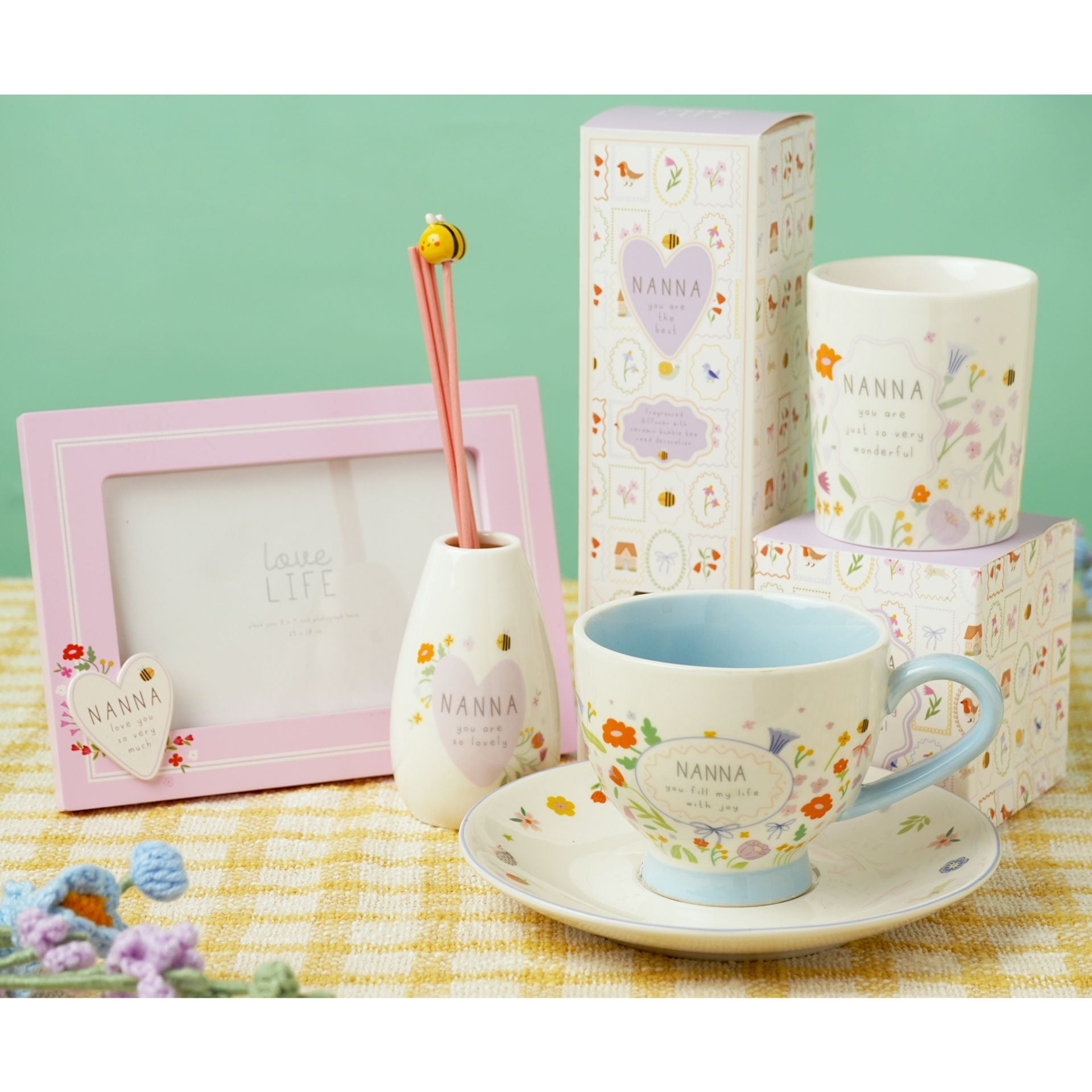 Love Life Cup & Saucer - Nanna