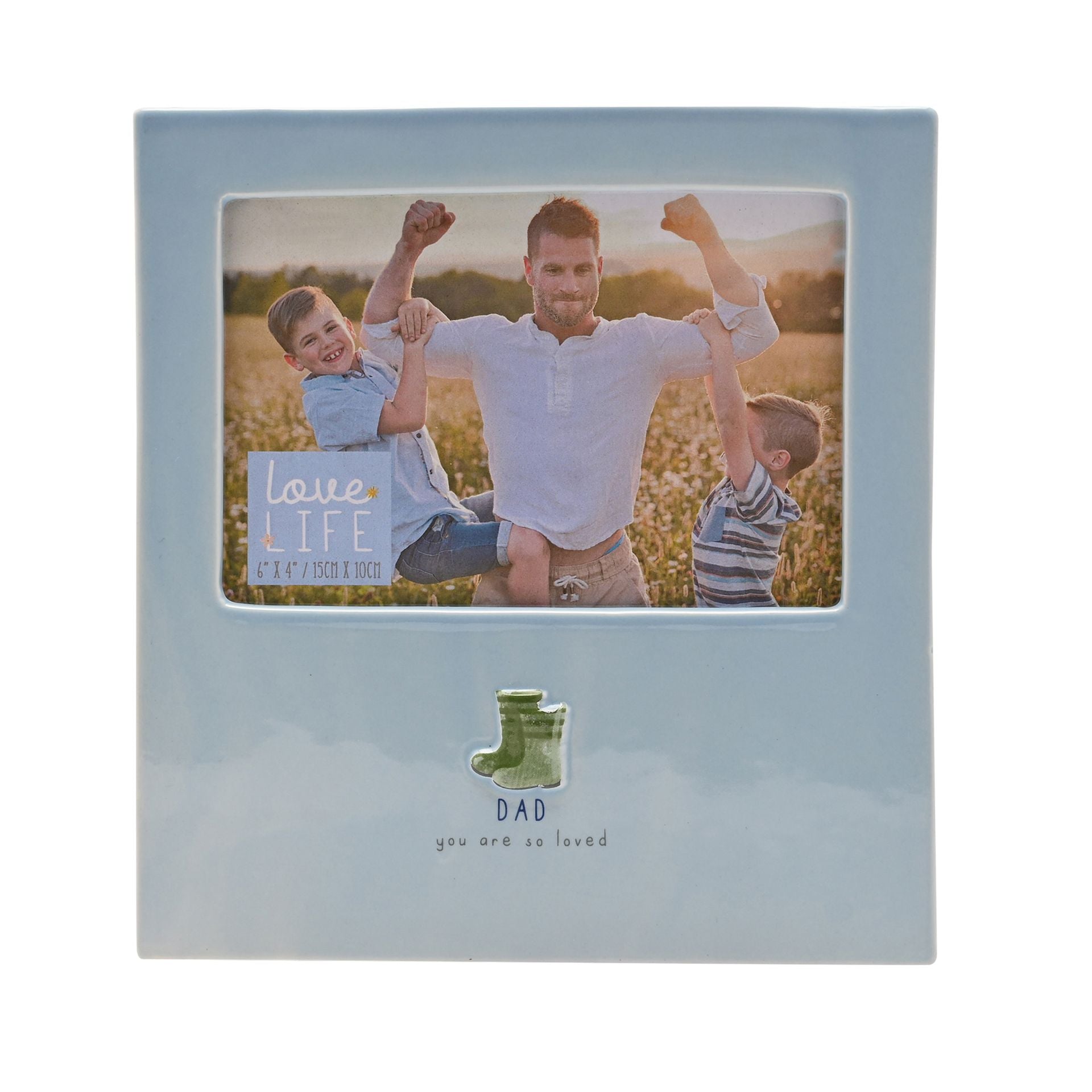 Love Life Photo Frame 4" x 6" - Dad