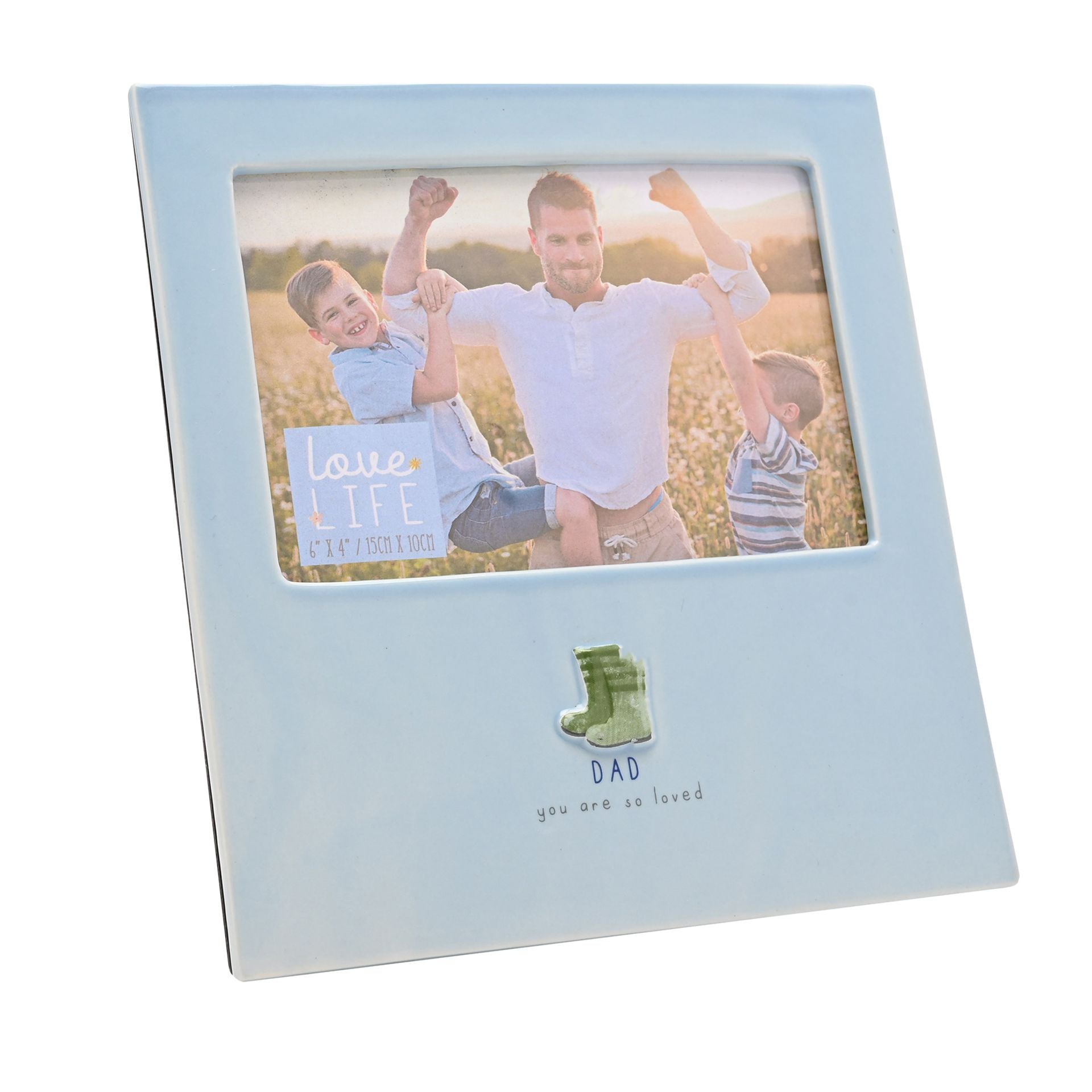 Love Life Photo Frame 4" x 6" - Dad