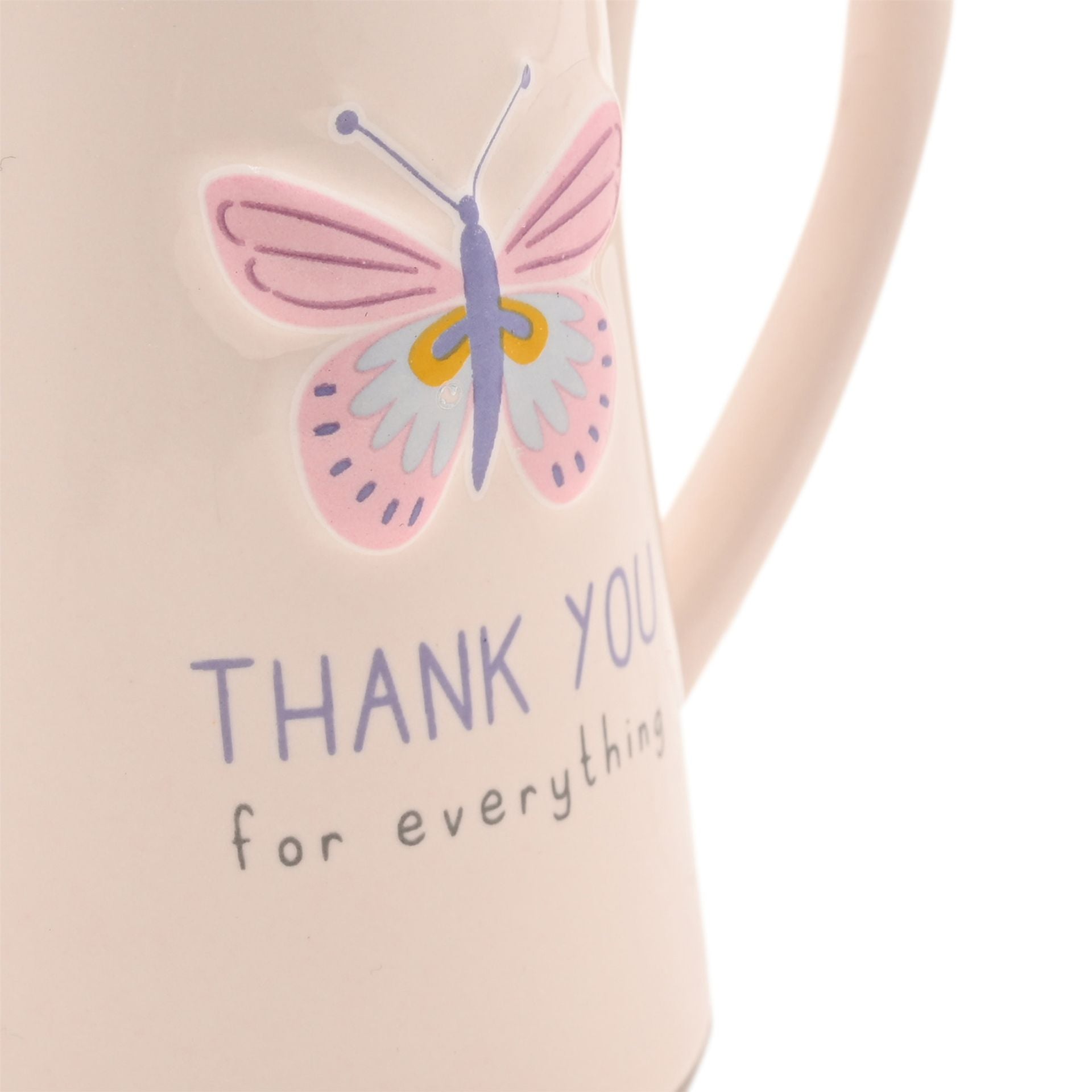 Love Life Embossed Jug - Thank You