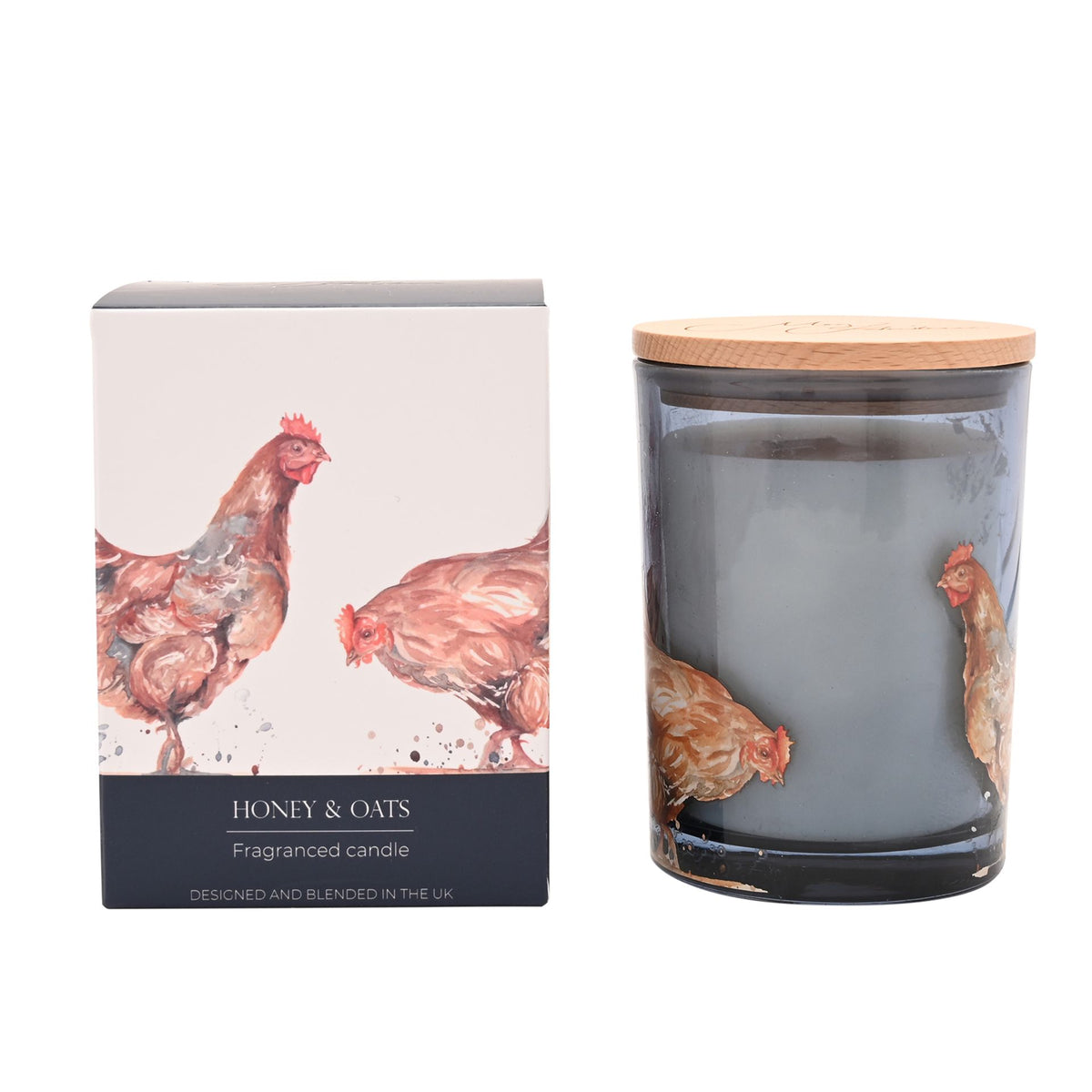 Meg Hawkins 250g Candle Chickens - Honey & Oats