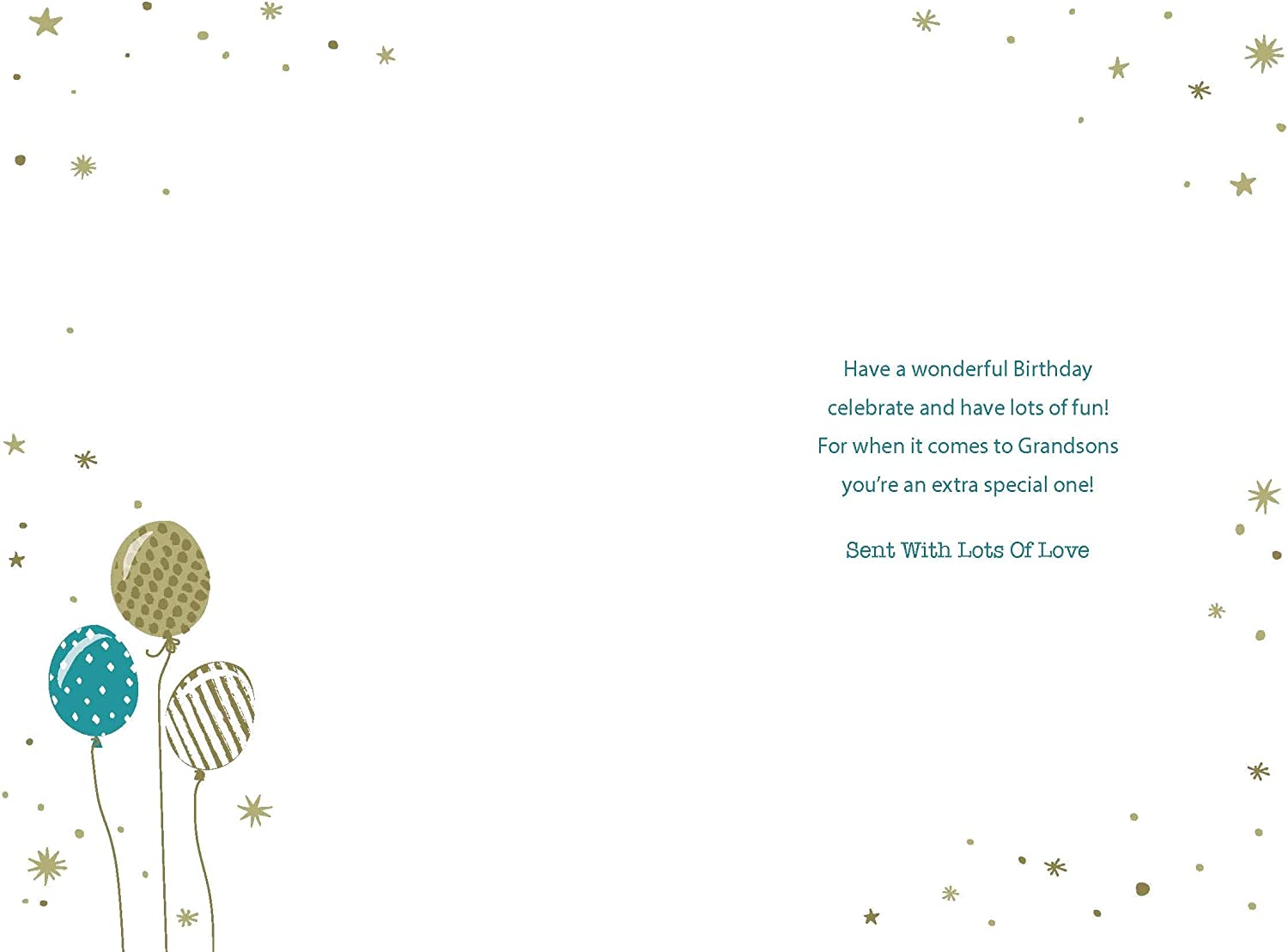 Grandson Birthday Card - Special Grandson Word Art