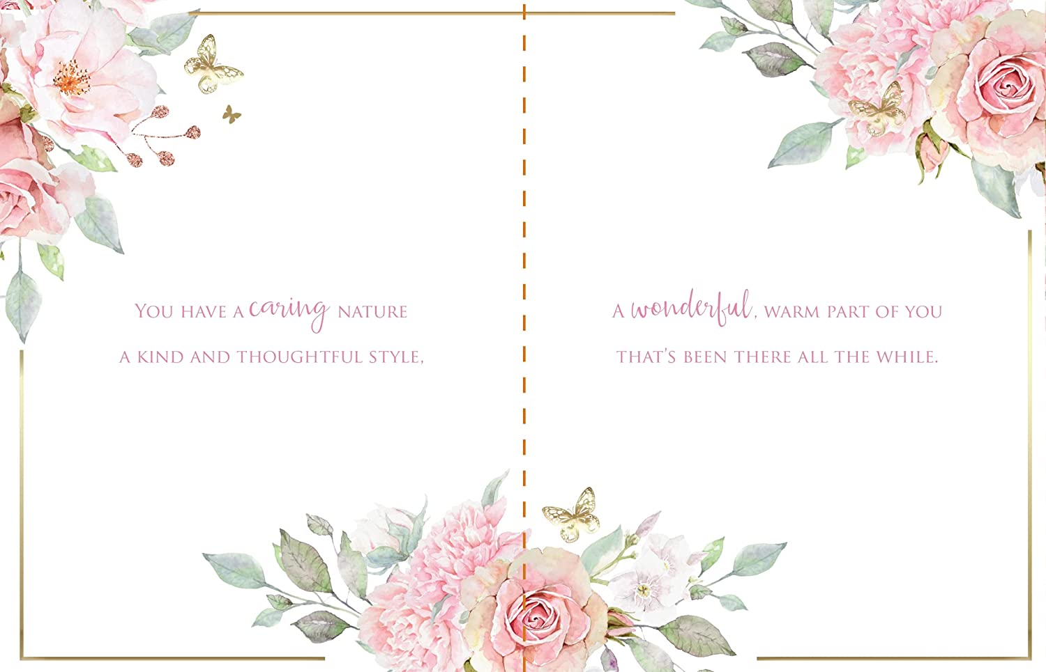 Granddaughter Birthday Card - Pretty Roses For Lovely You