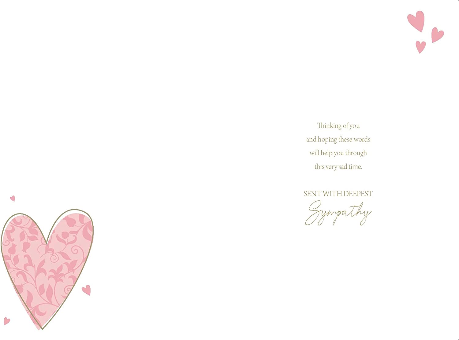 Thinking of You Heartfelt Thoughts Sympathy Card