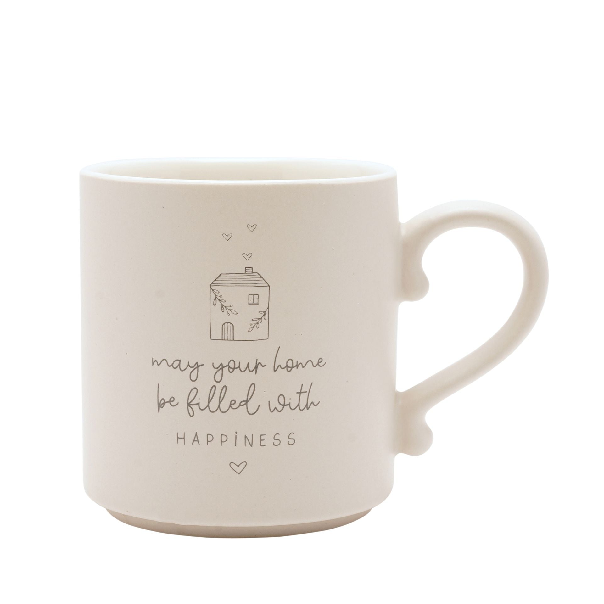 Moments Mug With Inside Words - Happy Home