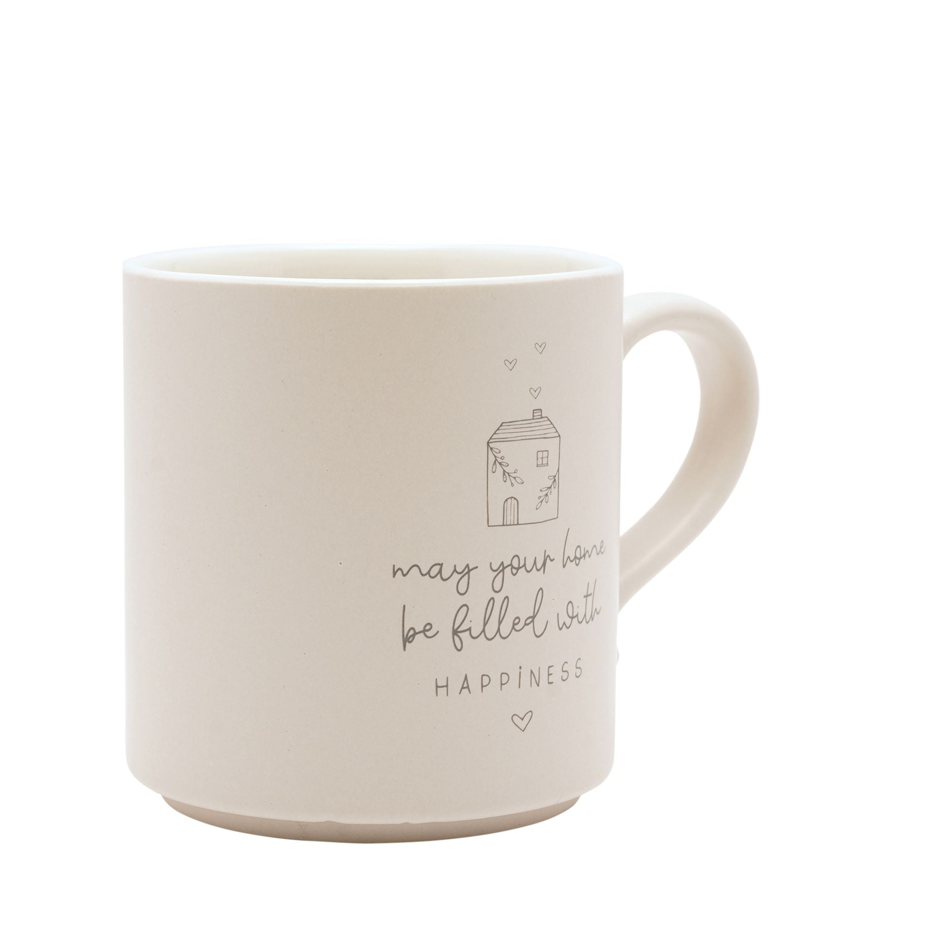 Moments Mug With Inside Words - Happy Home