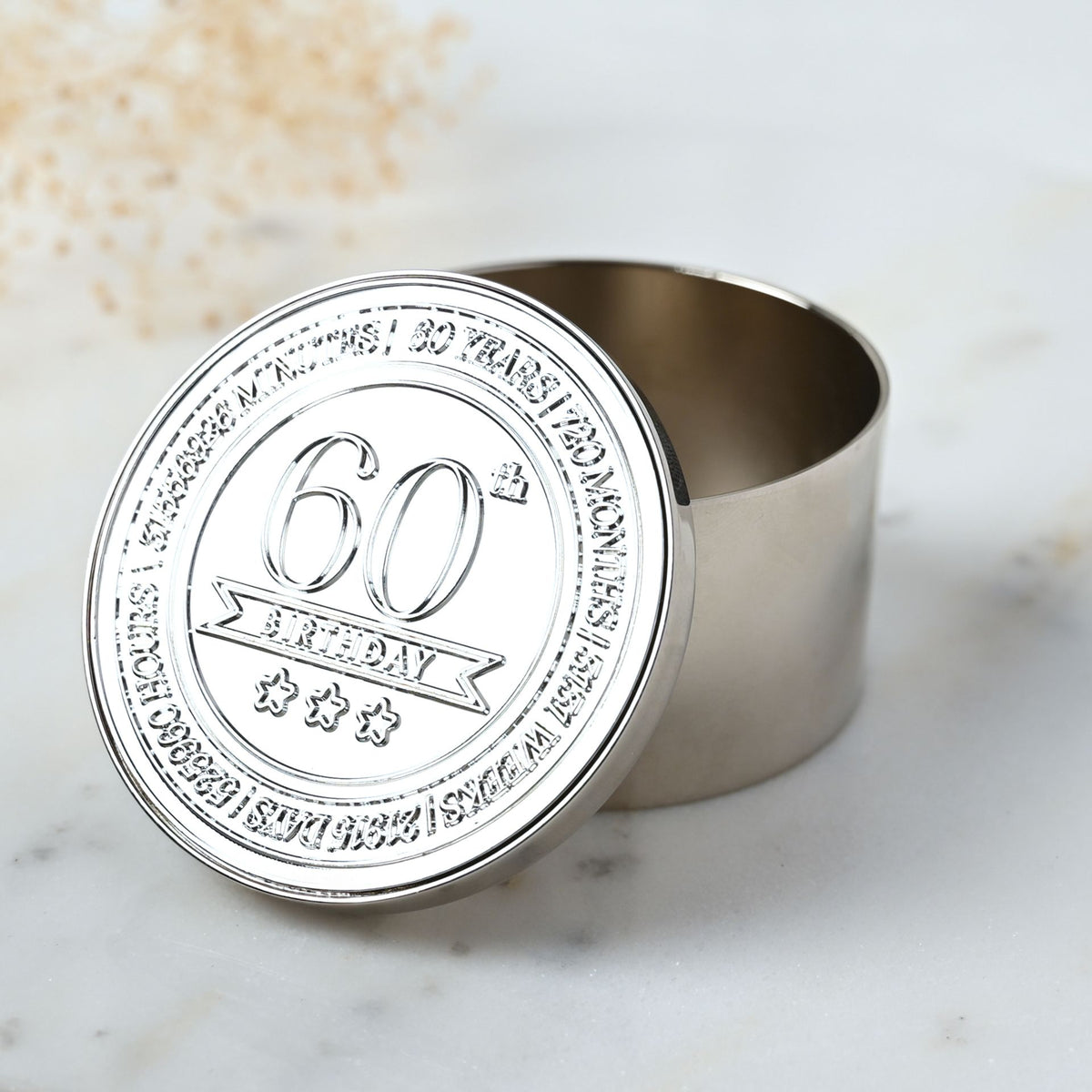 Milestones Round Trinket Box - 60
