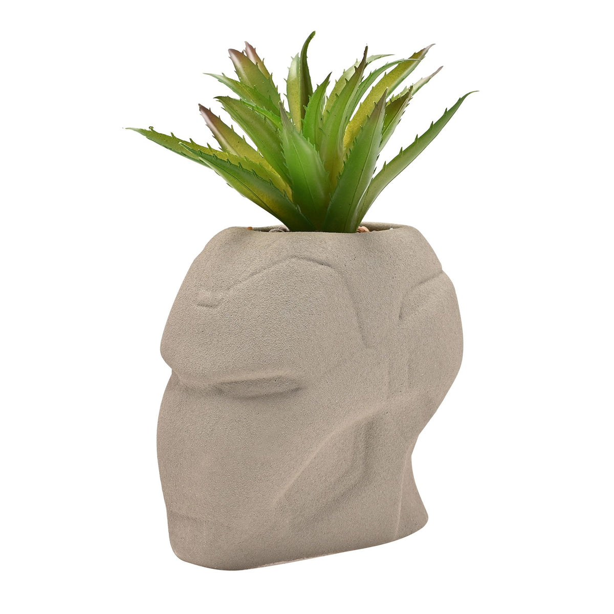 Marvel Iron Man Planter With Faux Plant
