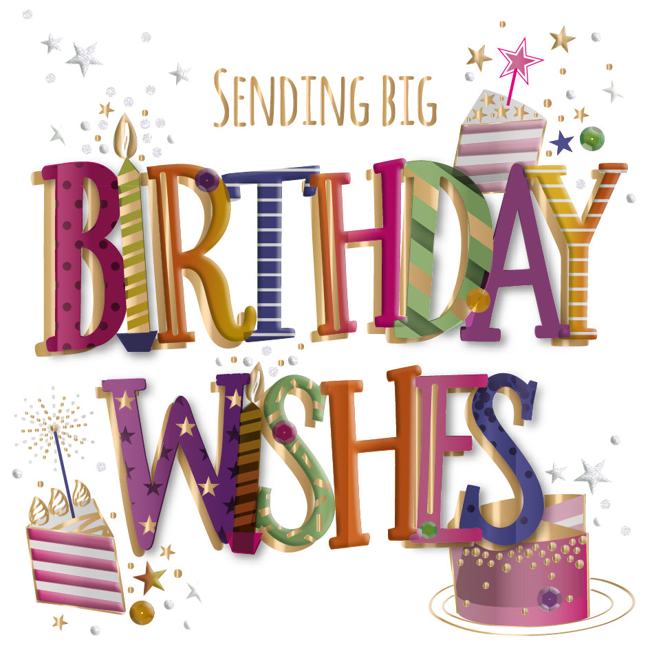 General Unisex Birthday Card -Birthday Cake