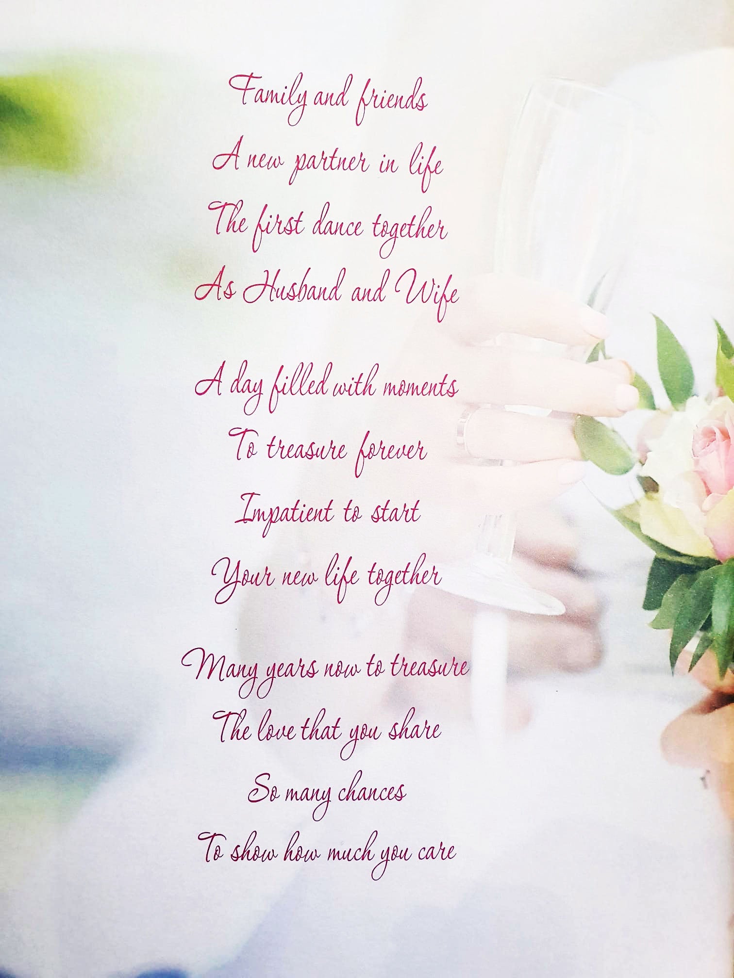 Wedding Card - Especially For You On Your...