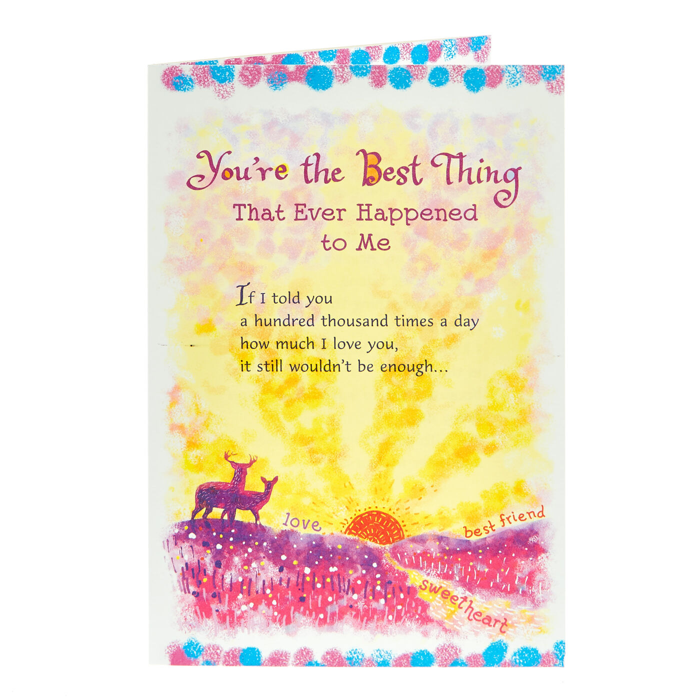 You're The Best Thing Card - Blue Mountain Arts
