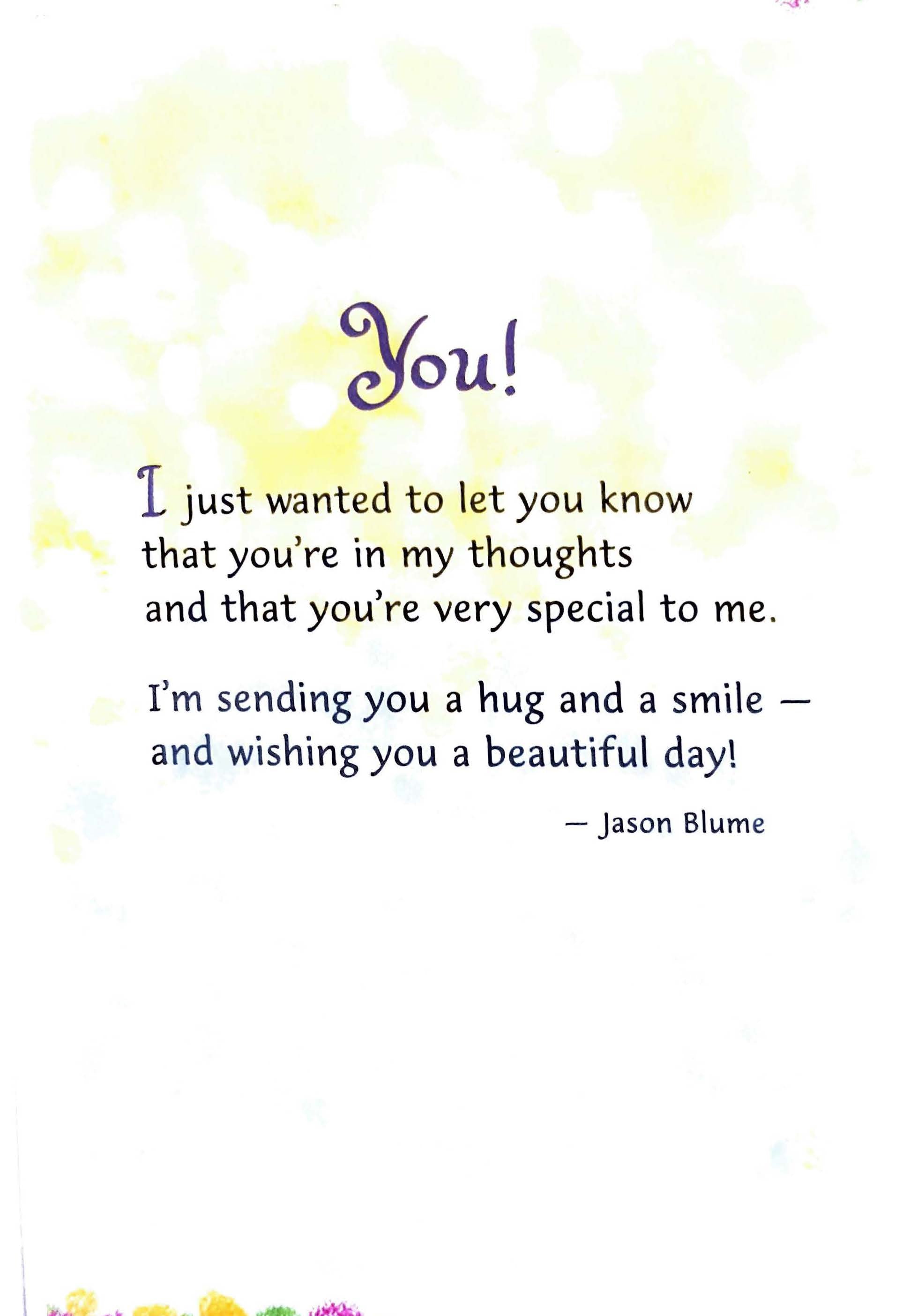 There's A Very Special Reason Card - Thinking of You - Blue Mountain Arts