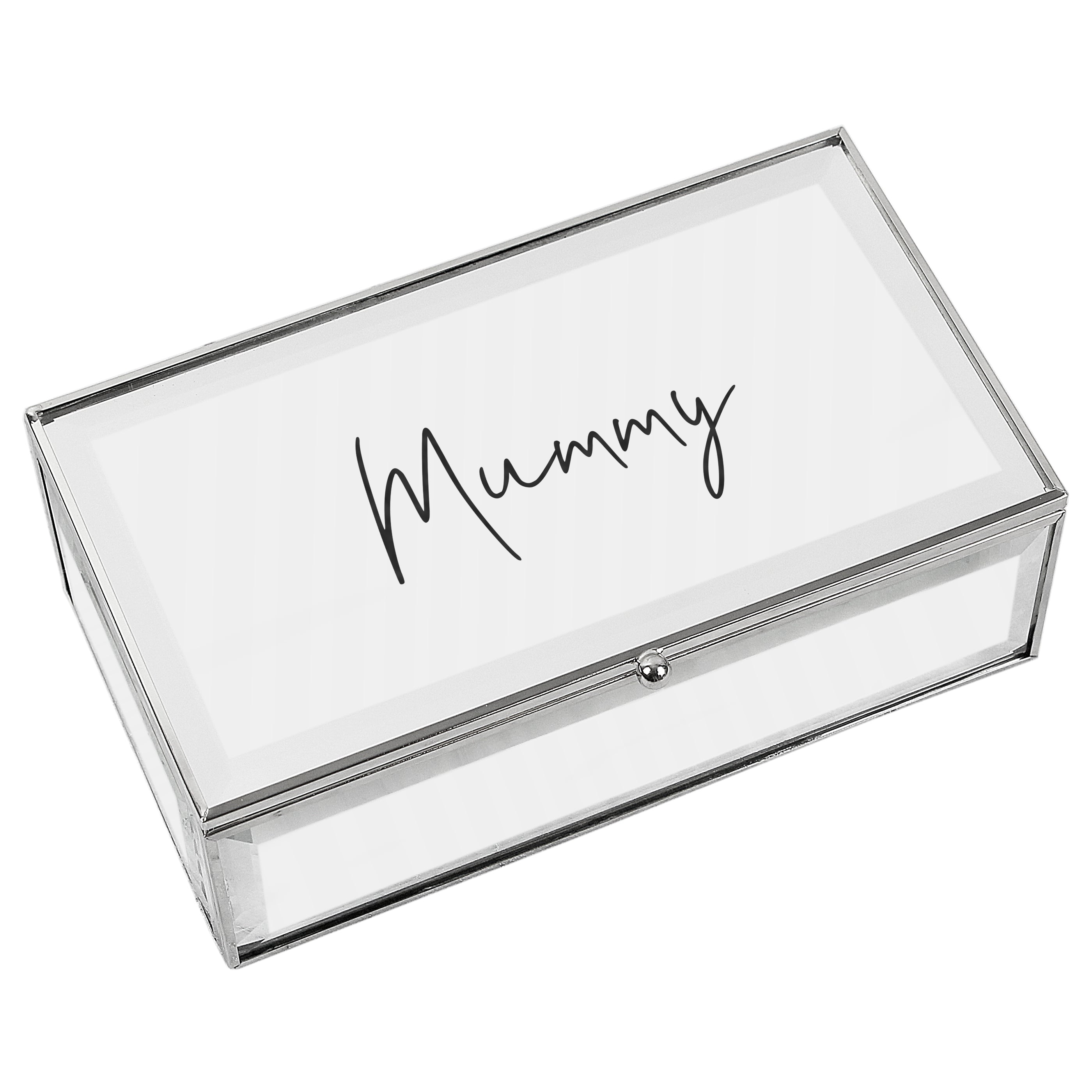 Personalised Mirrored Jewellery Box