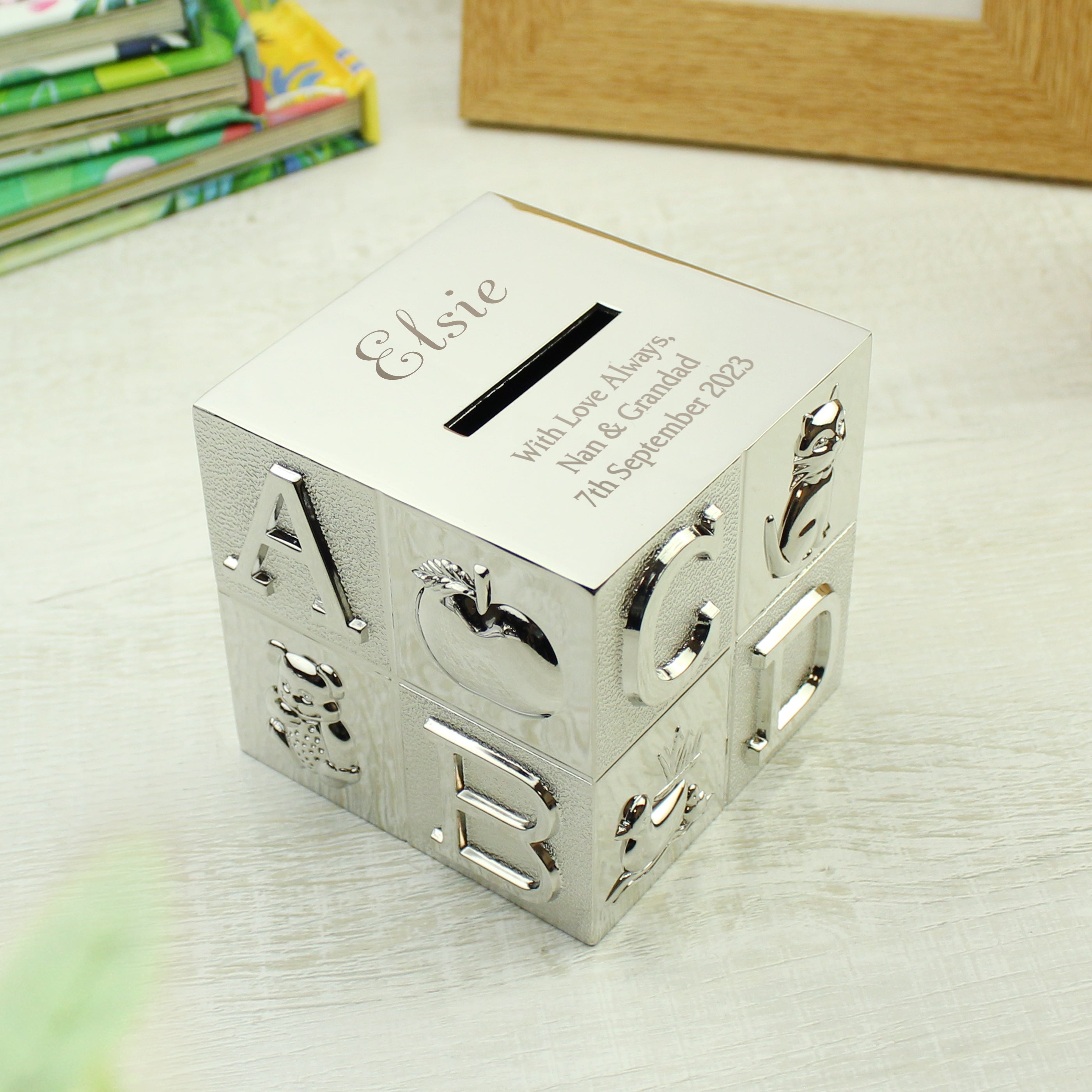 Personalised Bold ABC Money Box