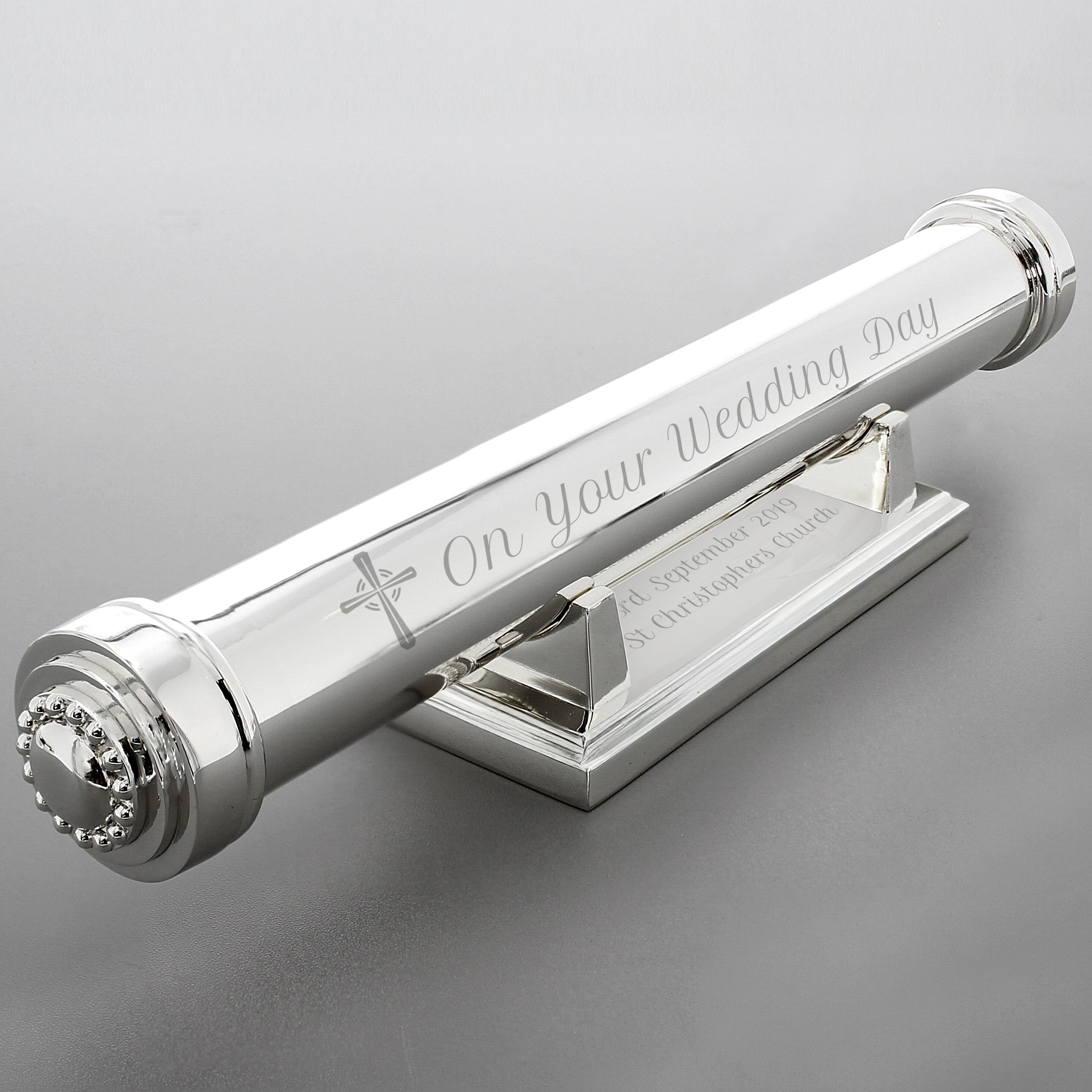 Personalised Cross Certificate Holder